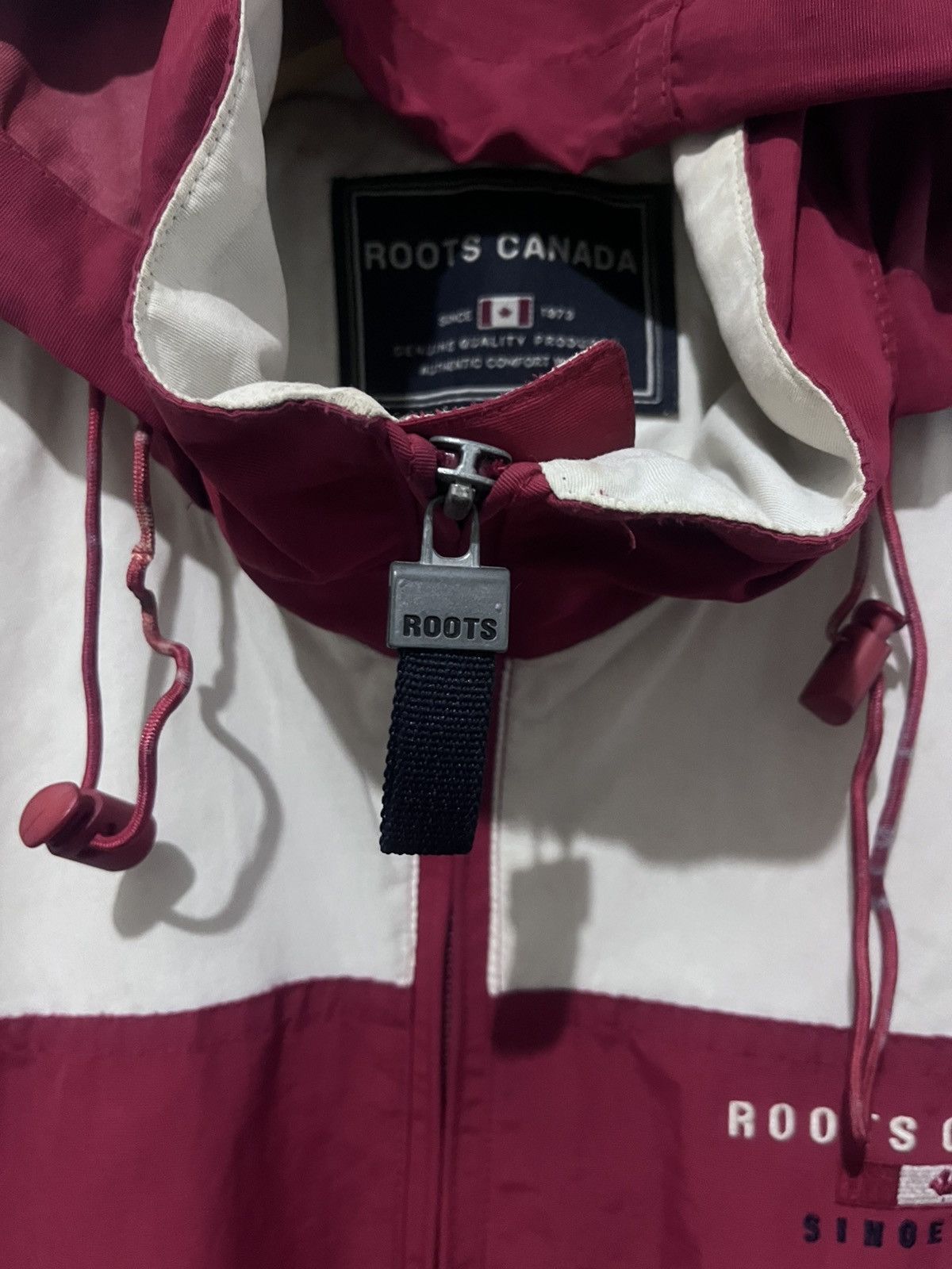 Roots Roots Canada Vintage Hooded Windbreaker Jacket Size US XL / EU 56 / 4 - 8 Thumbnail