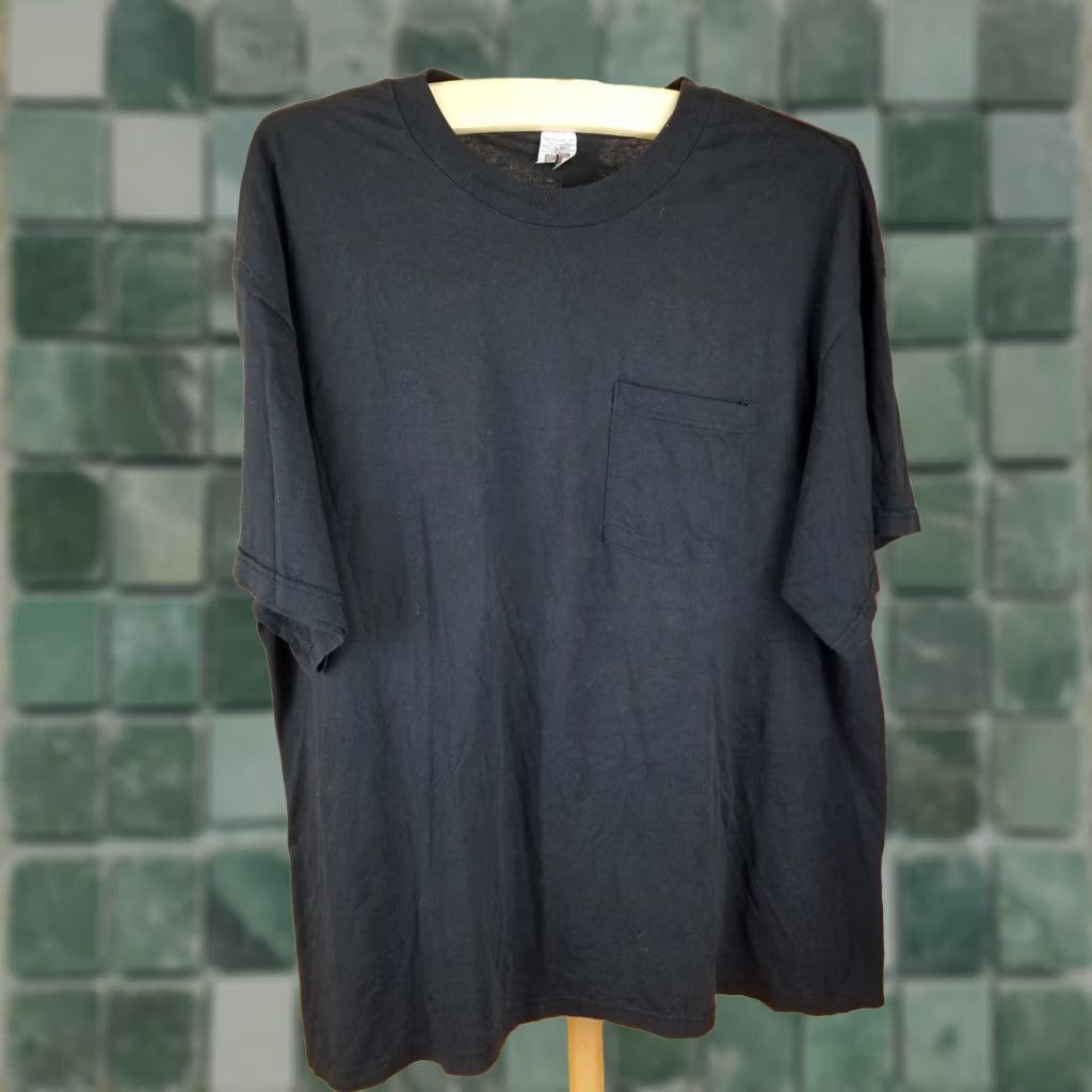 Fruit Of The Loom VINTAGE Fruit of the Loom T-Shirt BLACK 2XL Football Batman Disney Mickey Mouse Crew Neck Short Sleeve One Pocket Men Size XXL Large XS? Size US XXL / EU 58 / 5 - 1 Thumbnail