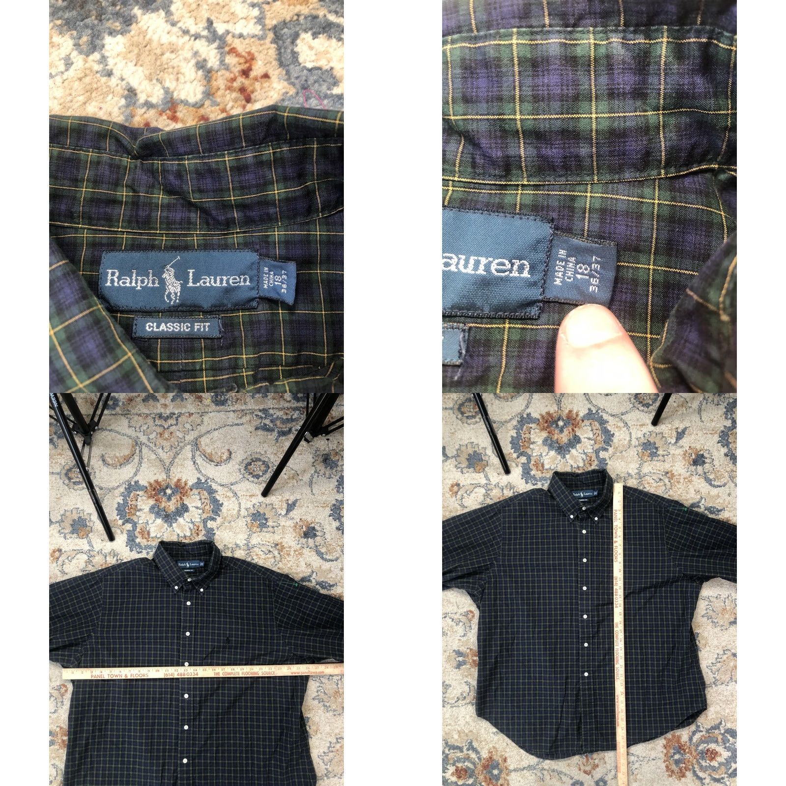 Ralph Lauren Ralph Lauren Shirt Mens 2XL Green Plaid Button-Down Long Sleeve Pony Logo Shirt Size US XXL / EU 58 / 5 - 8 Thumbnail