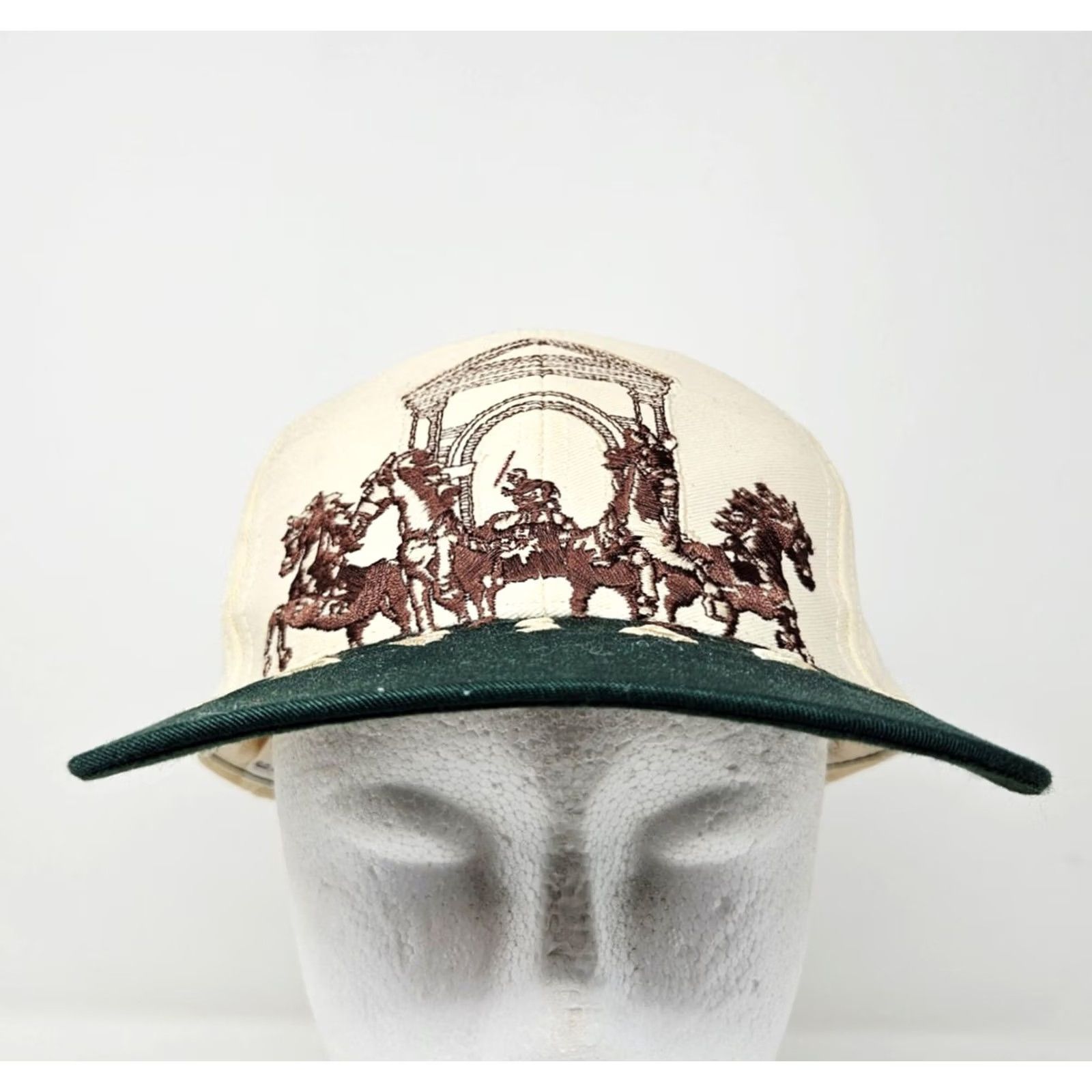 Vintage VINTAGE Caesars Atlantic City Hat Cap Snap Back One Size White Mens Green Bill Size ONE SIZE - 2 Thumbnail