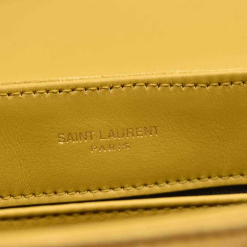 Designer Saint Laurent Suede Toy Loulou Shoulder Bag Chartreuse NEW Size ONE SIZE - 12 Thumbnail