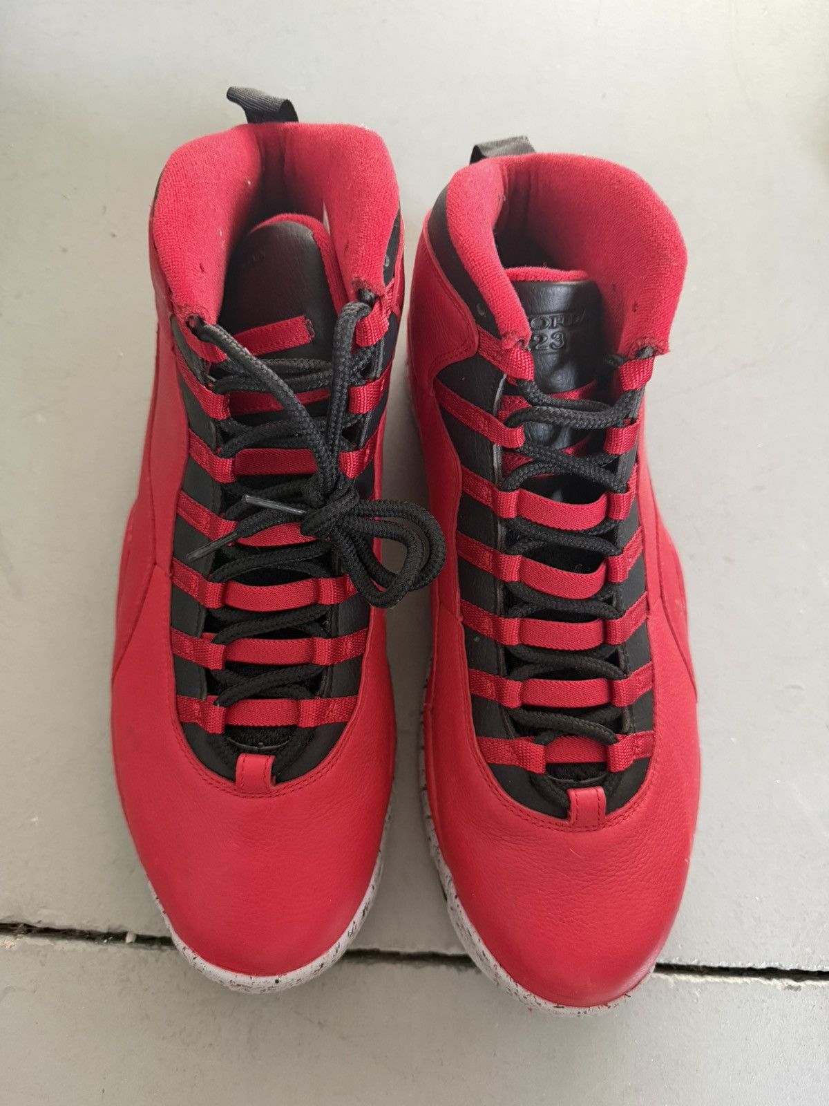 Jordan Brand Air Jordan 10 Retro Bulls Over Broadway Red Size US 14 / EU 47 - 2 Thumbnail