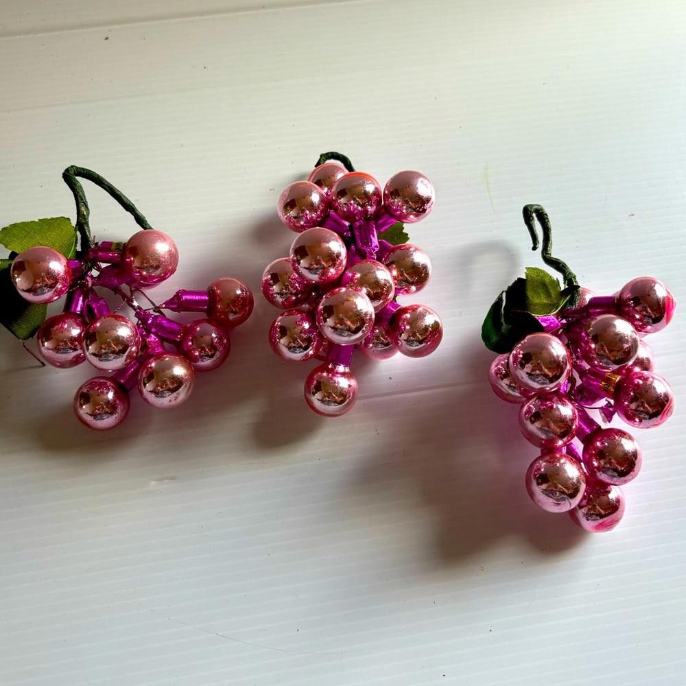 Designer 3 Vintage Mercury Glass Ornaments Size ONE SIZE - 1 Preview