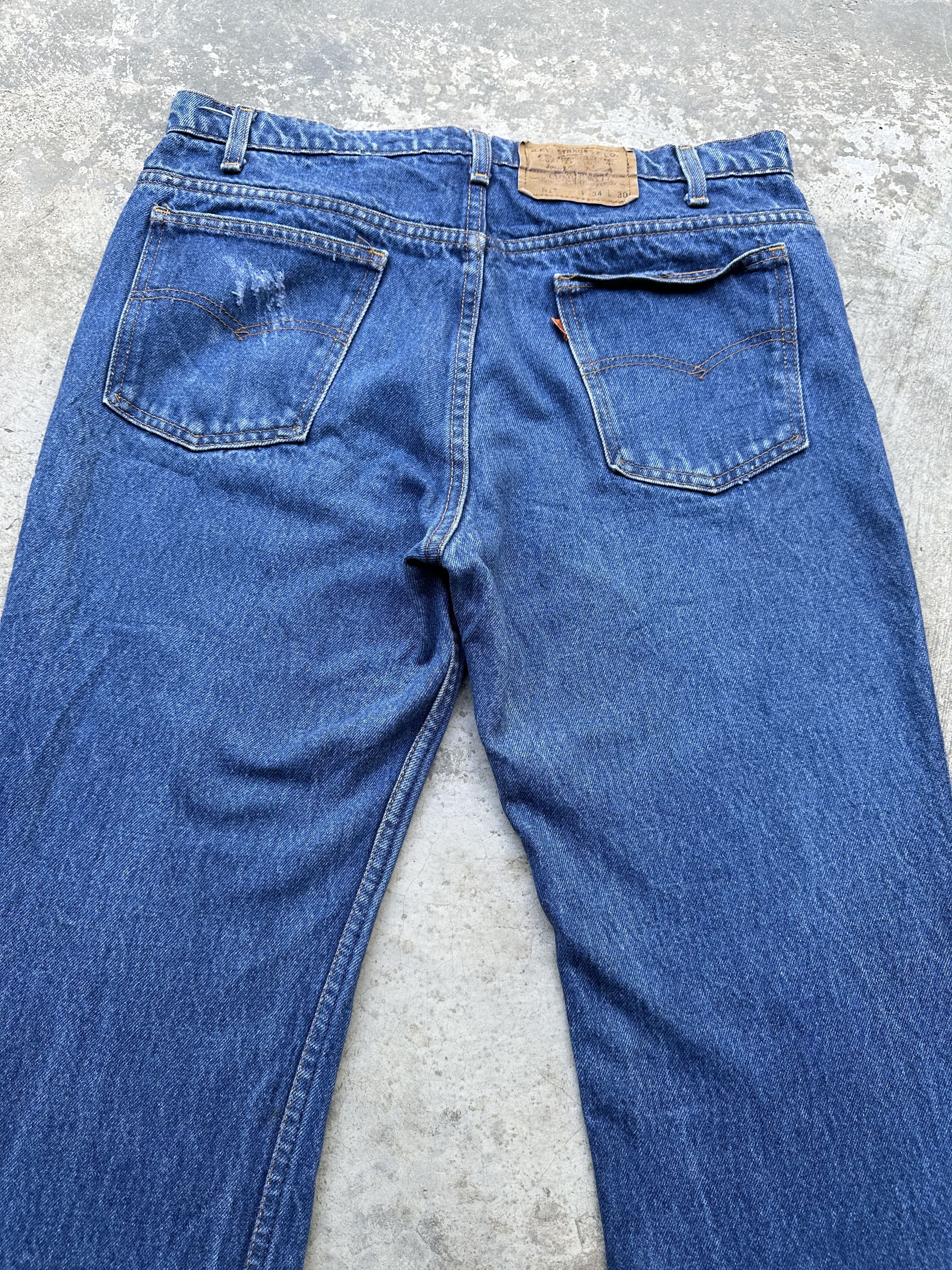 Levi's Rare!! Vintage Levis 517 Scovill Zip Bootcut Flare Jeans Size US 34 / EU 50 - 7 Thumbnail