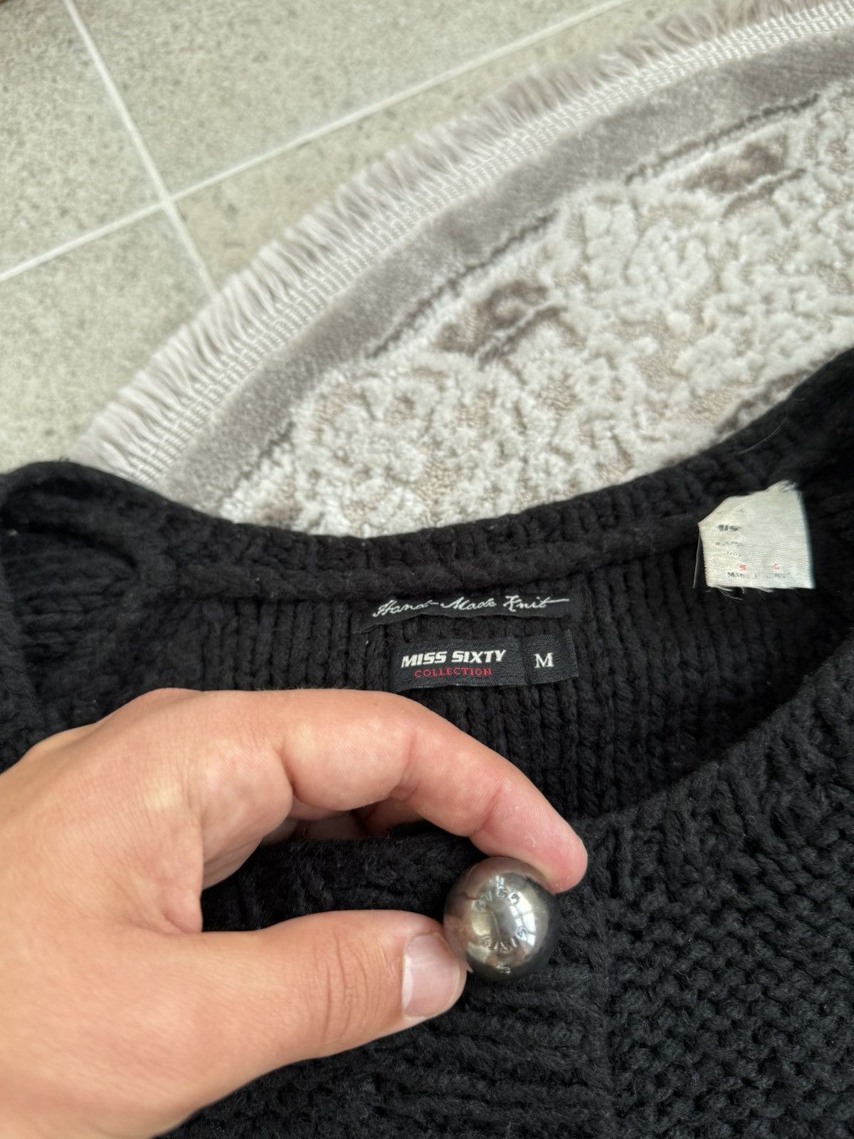 Miss Sixty Archival Napoleon Miss Sixty Hand-Made Knit Cardigan Y2K Size M / US 6-8 / IT 42-44 - 7 Thumbnail