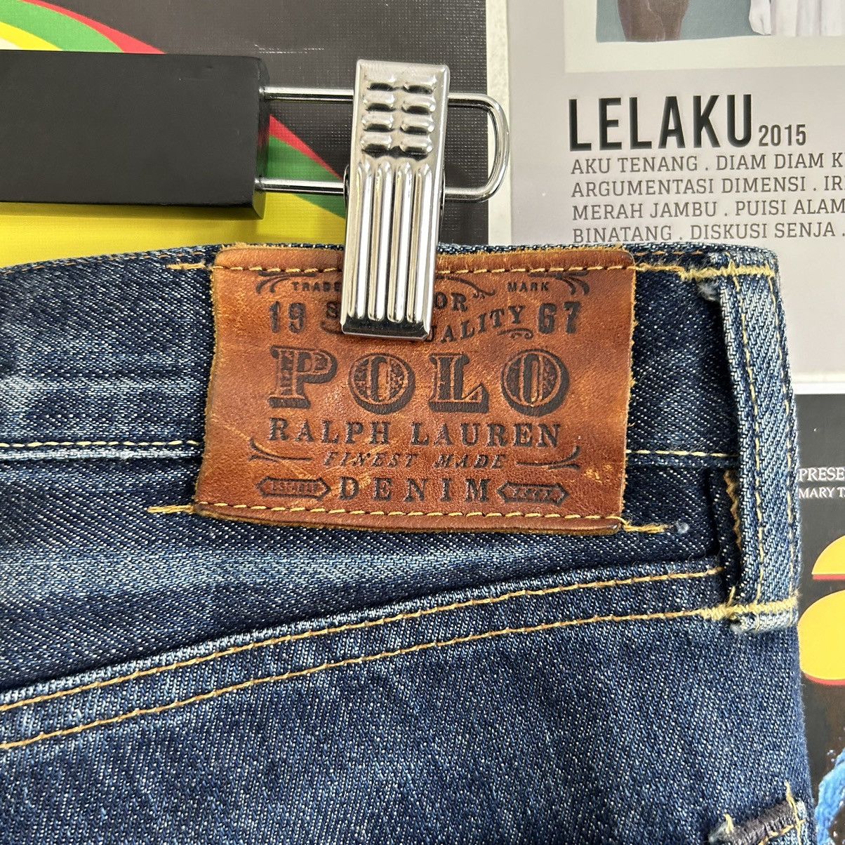 Ralph Lauren Vintage Polo Ralph Lauren Slim Fit Distressed Denim Size US 35 - 11 Thumbnail