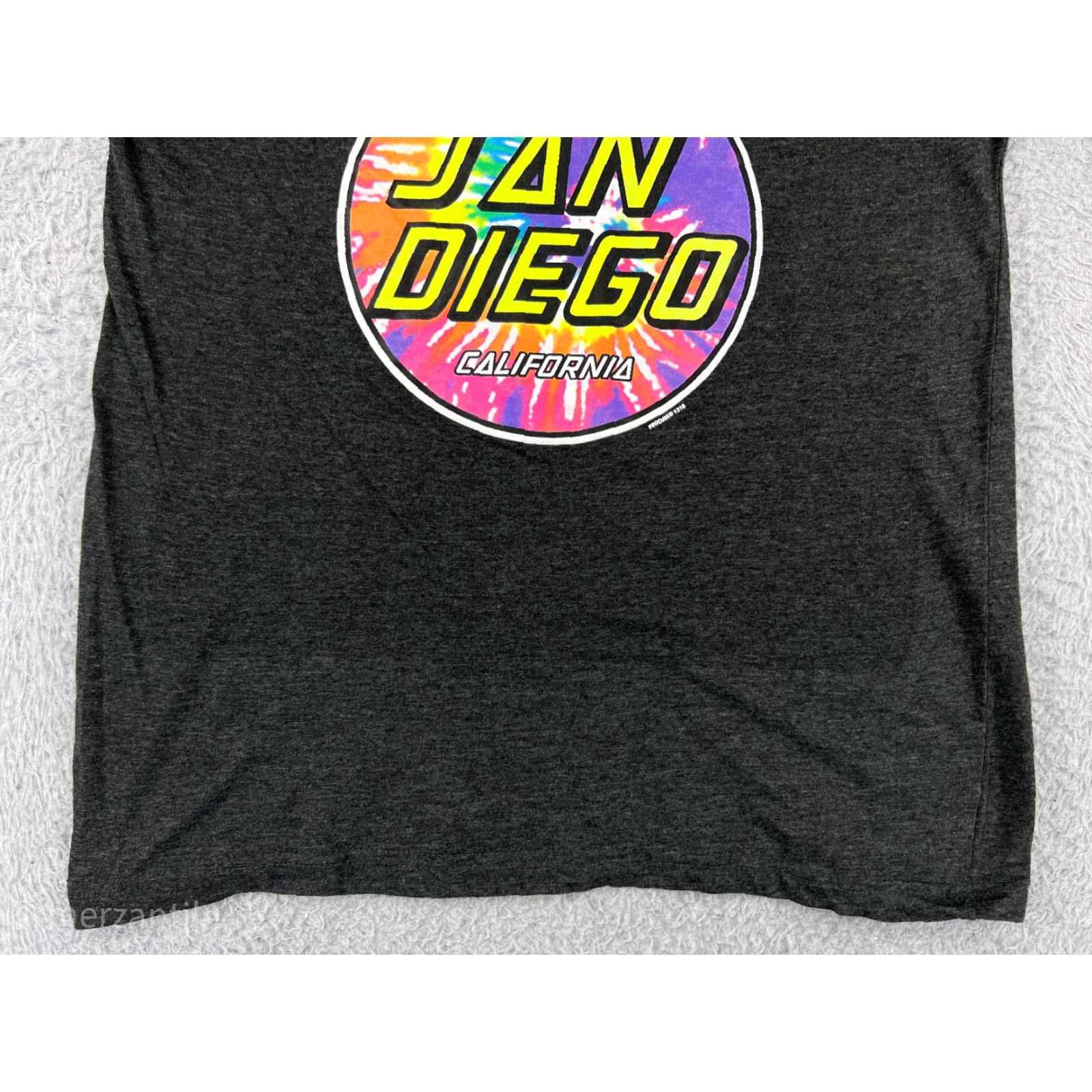 Vintage Santa Cruz San Diego Shirt Womens M Gray Crew Neck T-Shirt California Skate Logo Beach Size M / US 6-8 / IT 42-44 - 5 Thumbnail
