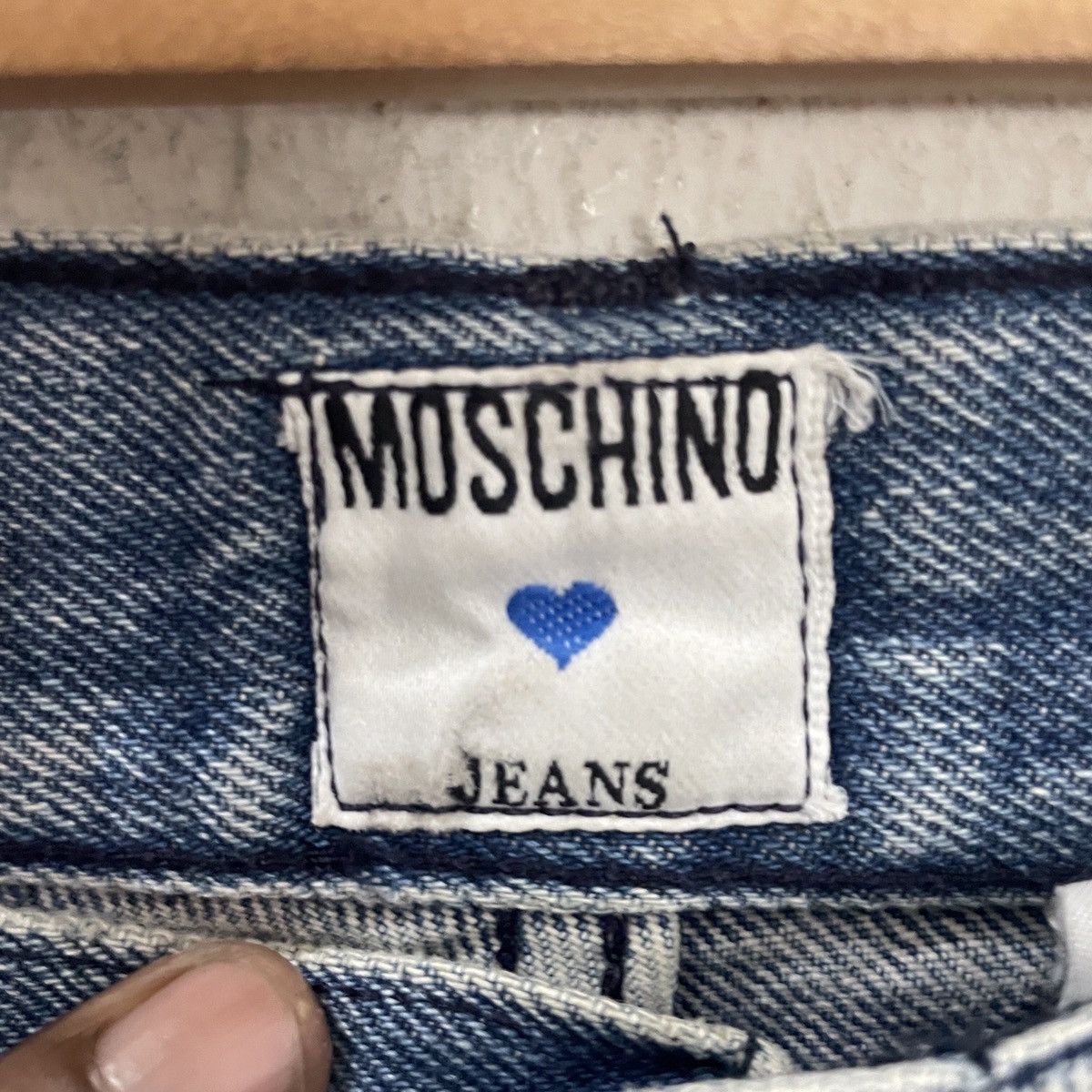 Moschino Vintage Moschino Distressed Denim Jeans Size US 29 - 5 Thumbnail