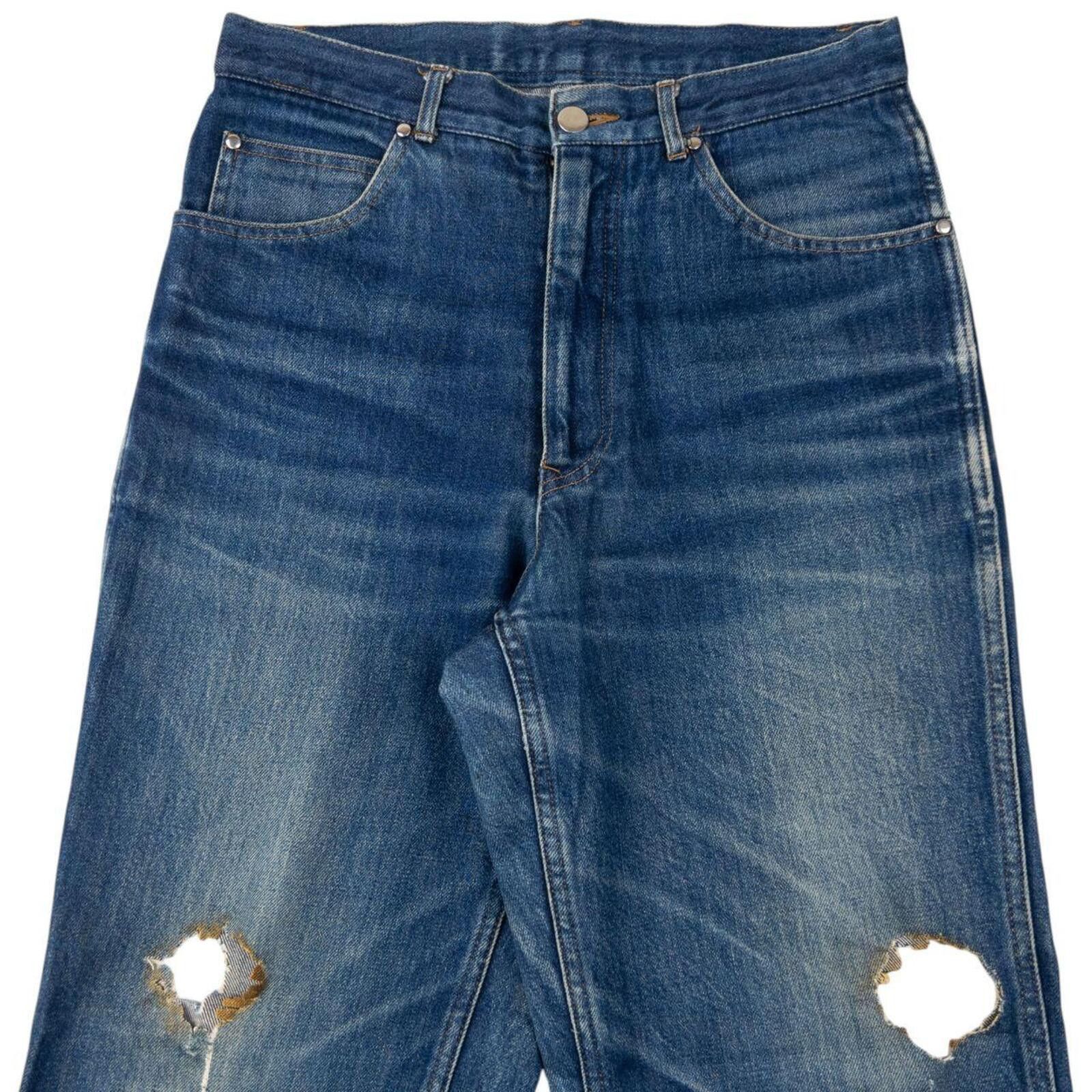Comme des Garcons Vintage Comme Des Garçons HOMME Distressed Denim Jeans W29 Size US 29 - 4 Thumbnail