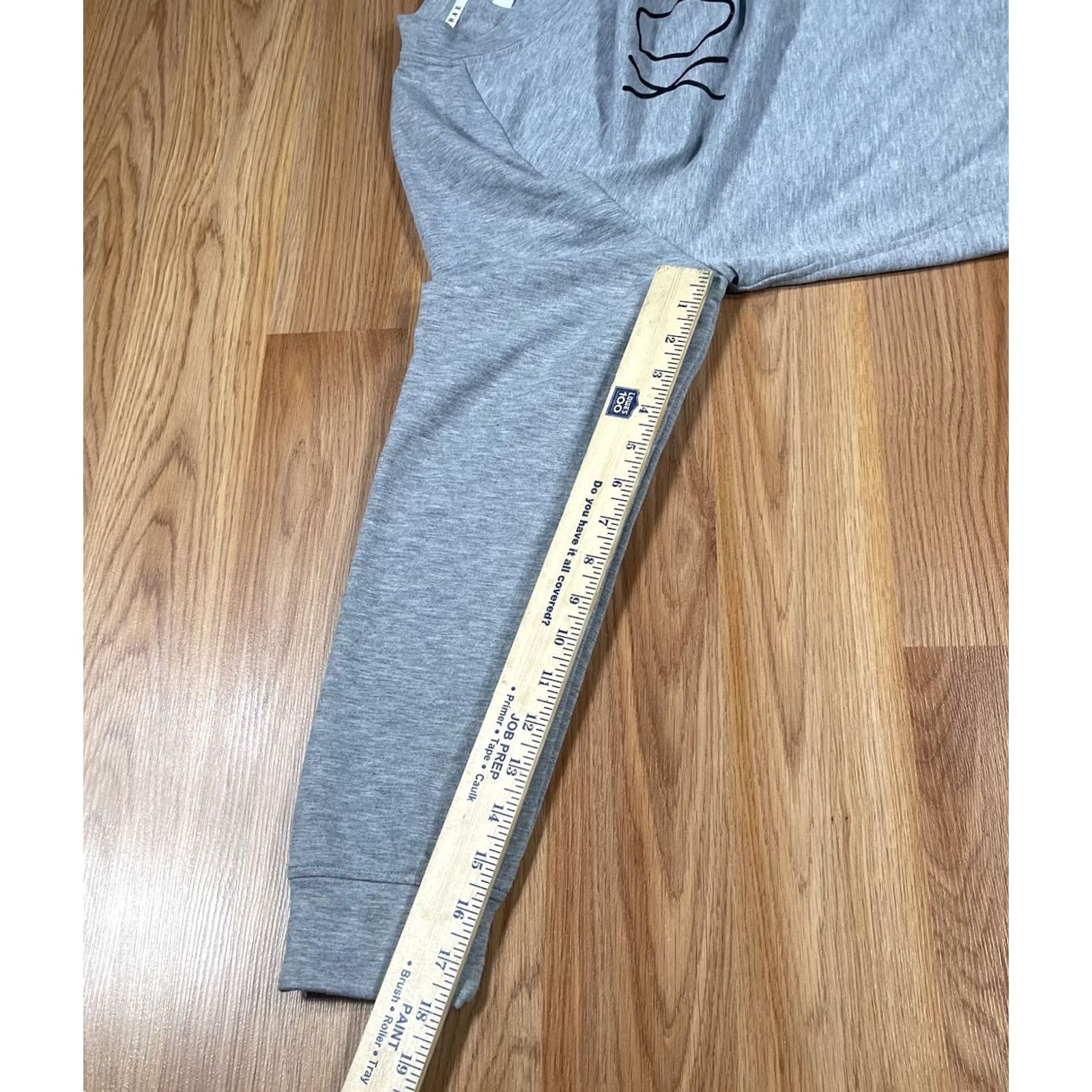 Vintage Rae Dunn Sweatshirt Womens M Medium Gray Long Sleeve Pullover Polyester Blend Size M / US 6-8 / IT 42-44 - 7 Thumbnail