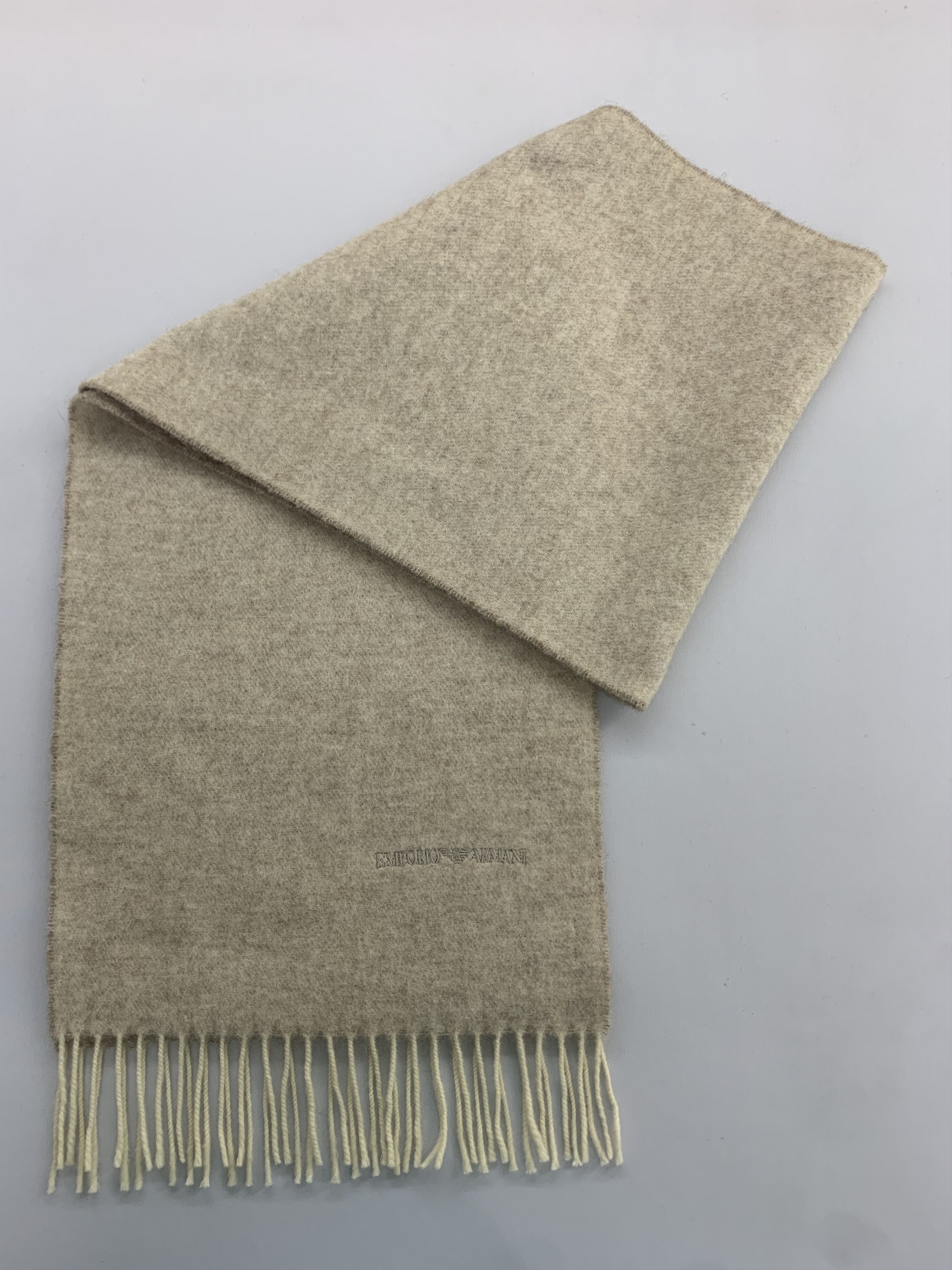 Emporio Armani Emporio Armani Scarf Wool Muffler Neck Wrap BL3044 Size ONE SIZE - 2 Thumbnail