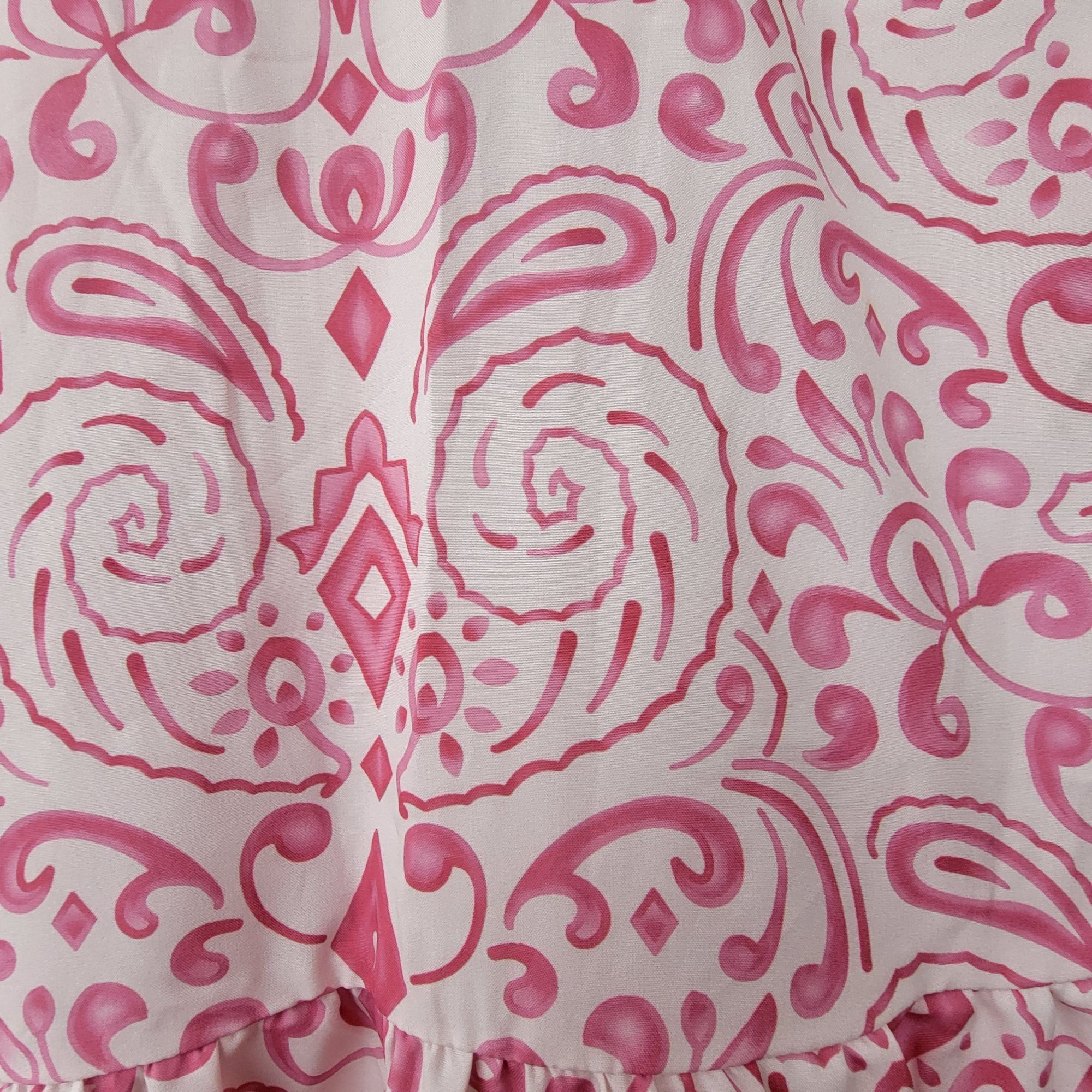 Other ⭐Women's Pink Floral Sleeveless Tiered Halter Maxi Dress Sz Size S / US 4 / IT 40 - 5 Thumbnail