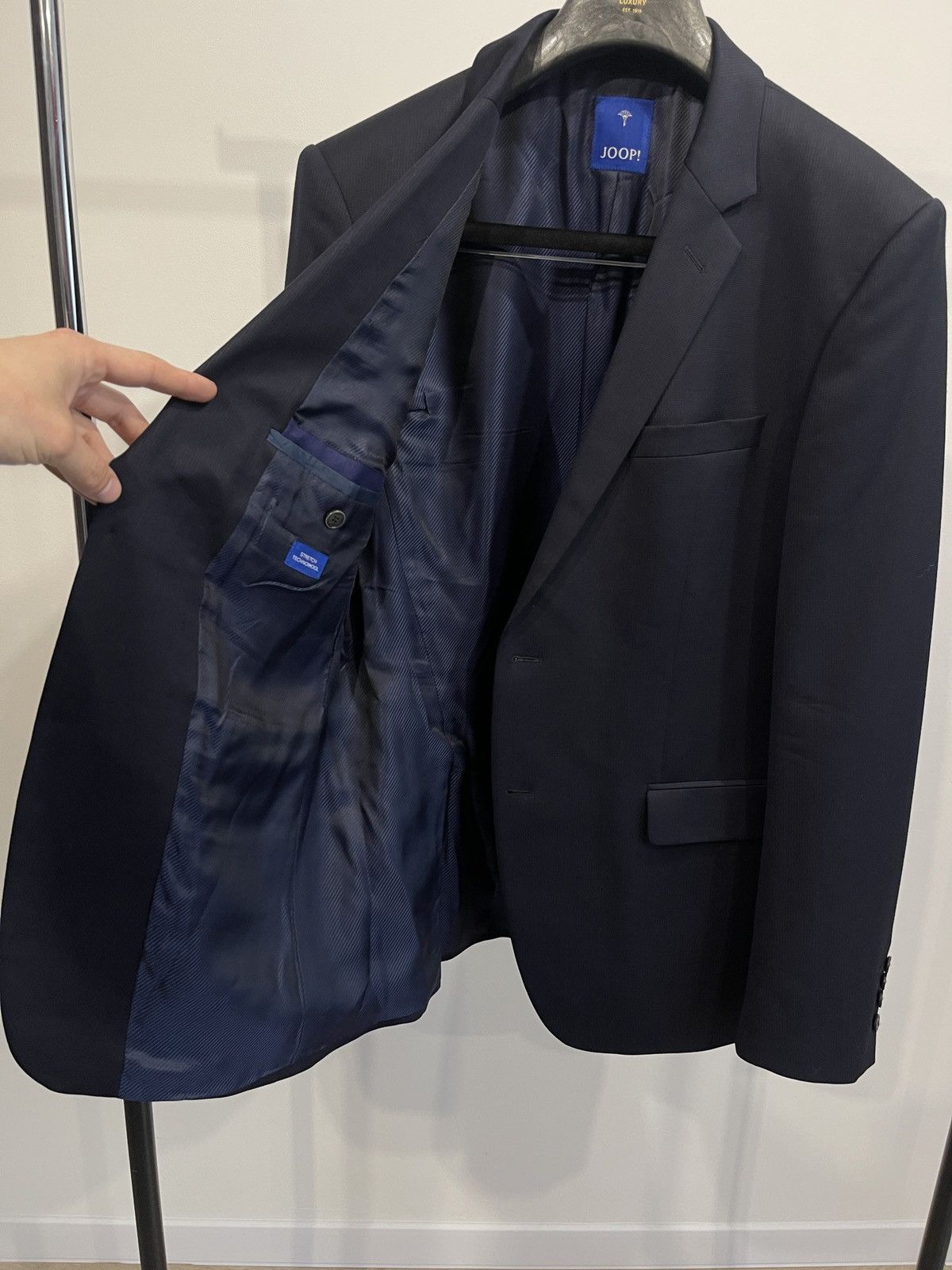 Joop! Joop wool blazer blue men’s classic jacket sport coat 42R Size 42R - 6 Thumbnail