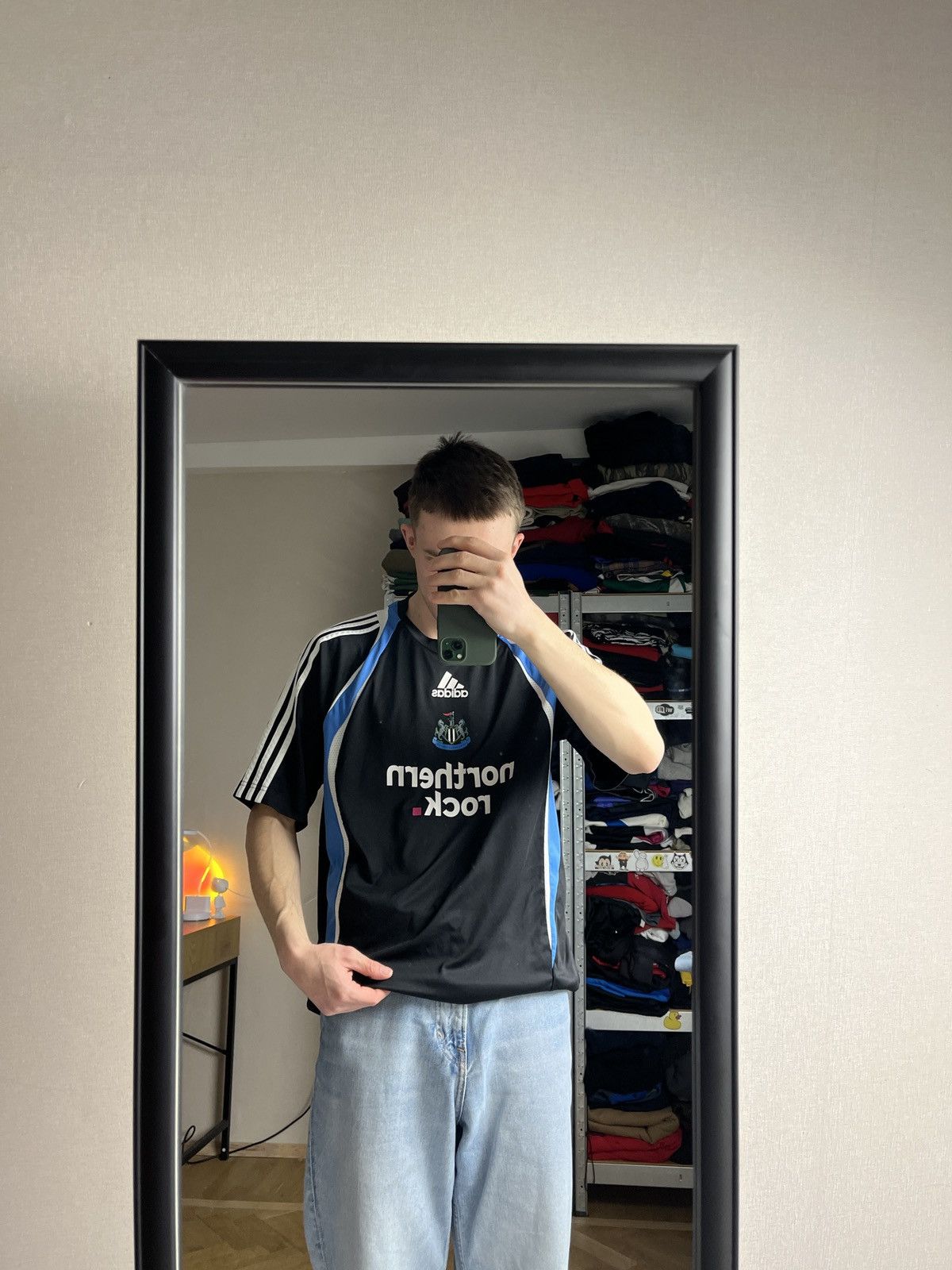 Adidas × Vintage Adidas Newcastle United 2009 Home Soccer Training Jersey Size US L / EU 52-54 / 3 - 2 Thumbnail
