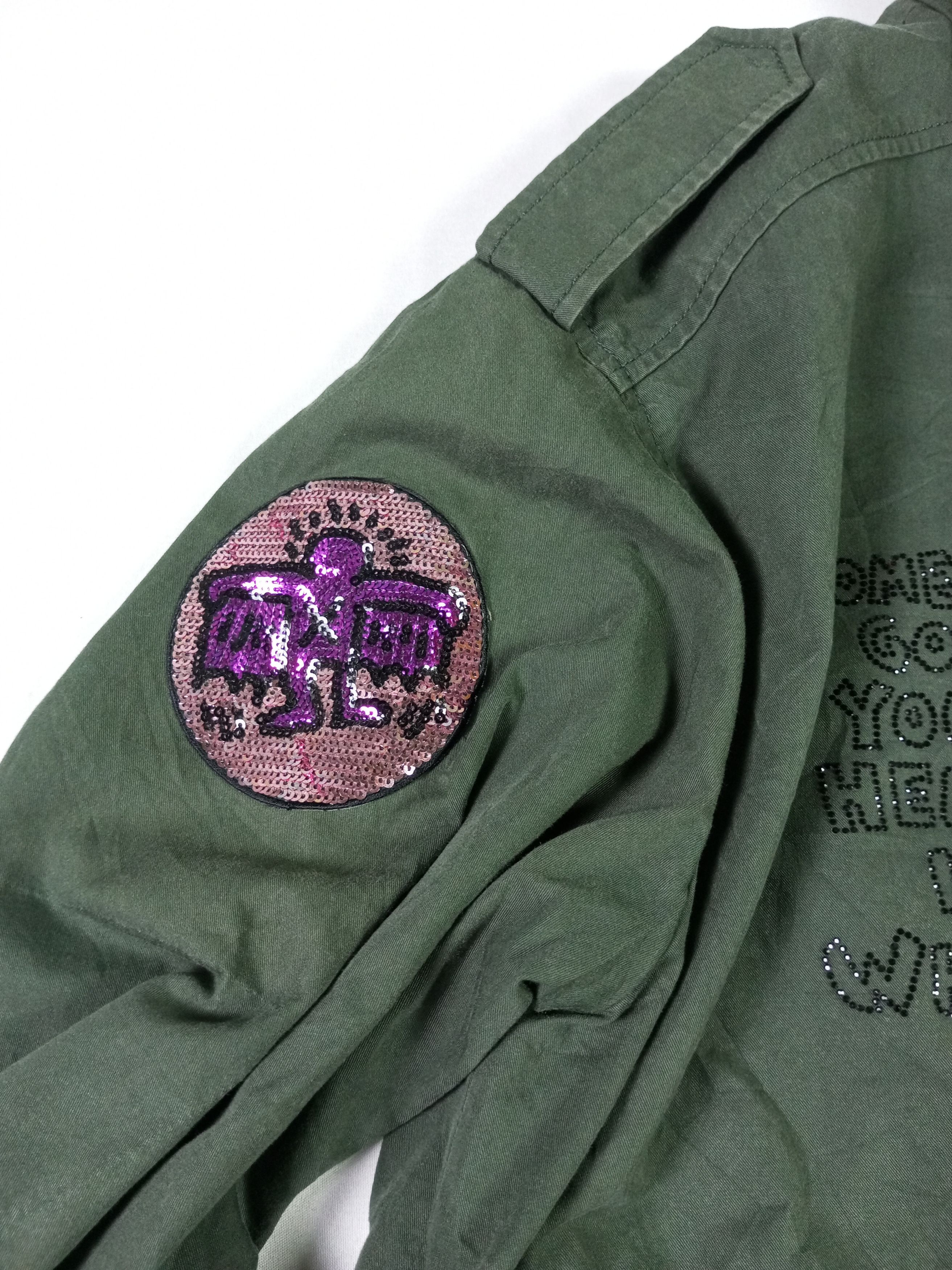 Japanese Brand GGPX X KEITH HARING ANDY MOUSE Parka Jacket Size US M / EU 48-50 / 2 - 7 Thumbnail