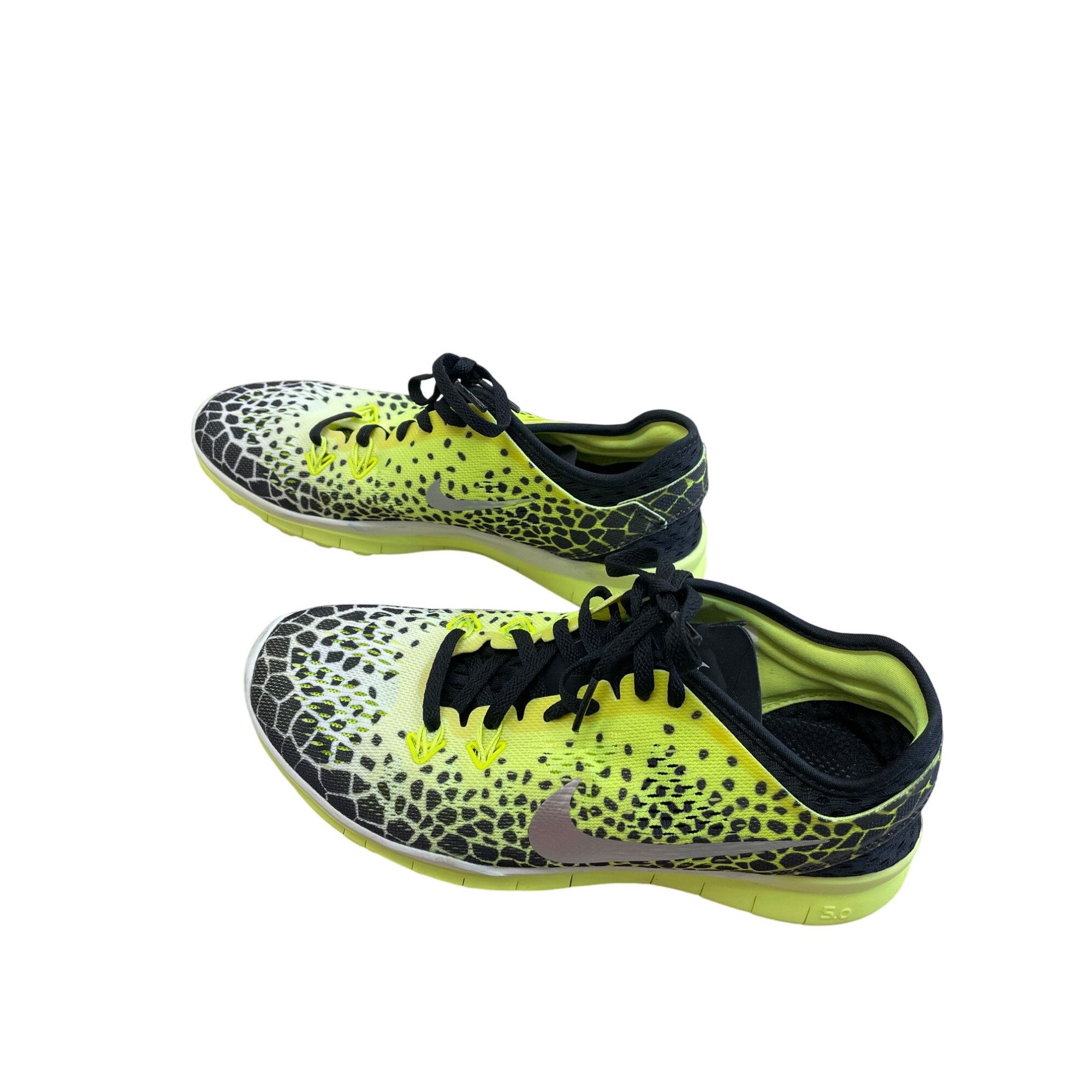 Nike Nike Free 5.0 V4 womans yellow black running sneakers shoes Size US 6.5 / IT 36.5 - 3 Thumbnail