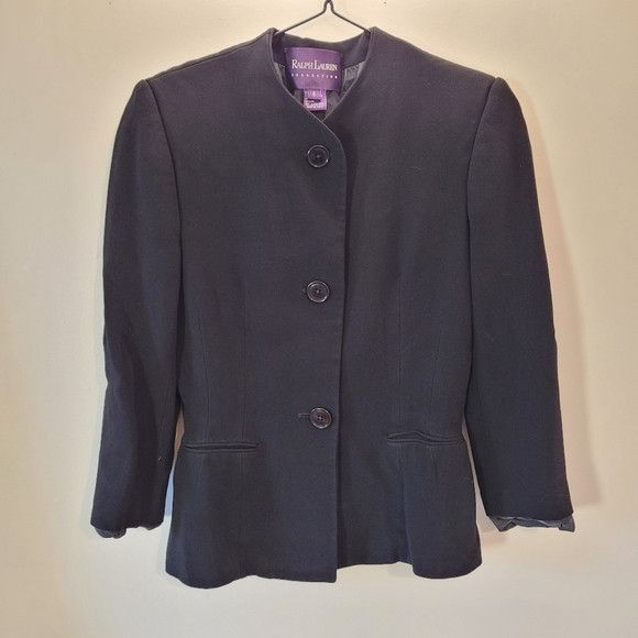 Ralph Lauren Purple Label Ralph Lauren Purple Label Vintage Black Blazer - Size 6 Size M / US 6-8 / IT 42-44 - 1 Thumbnail