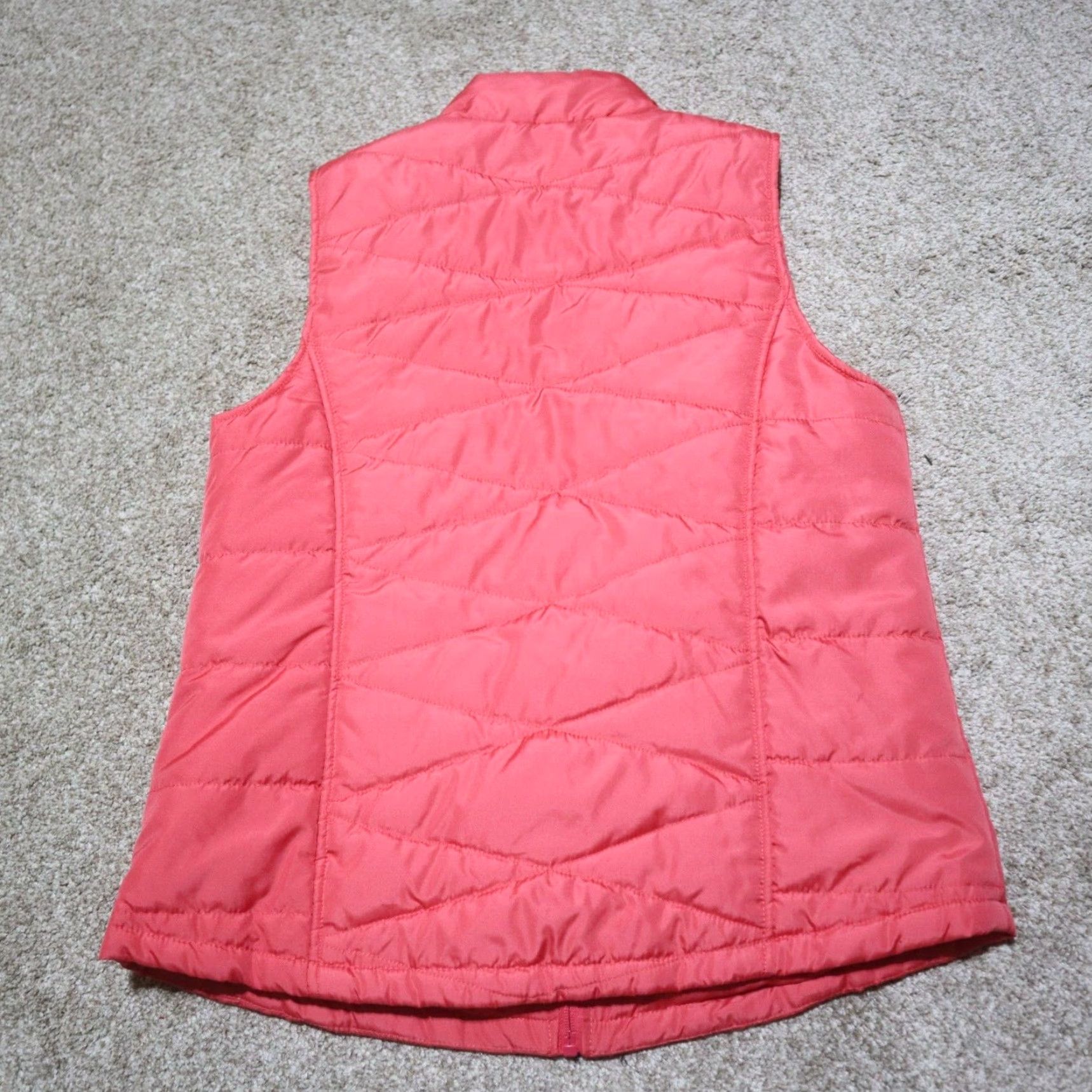 Camel Red Camel Jacket Vest Women M Red Puffer Solid 90s? Size M / US 6-8 / IT 42-44 - 7 Thumbnail