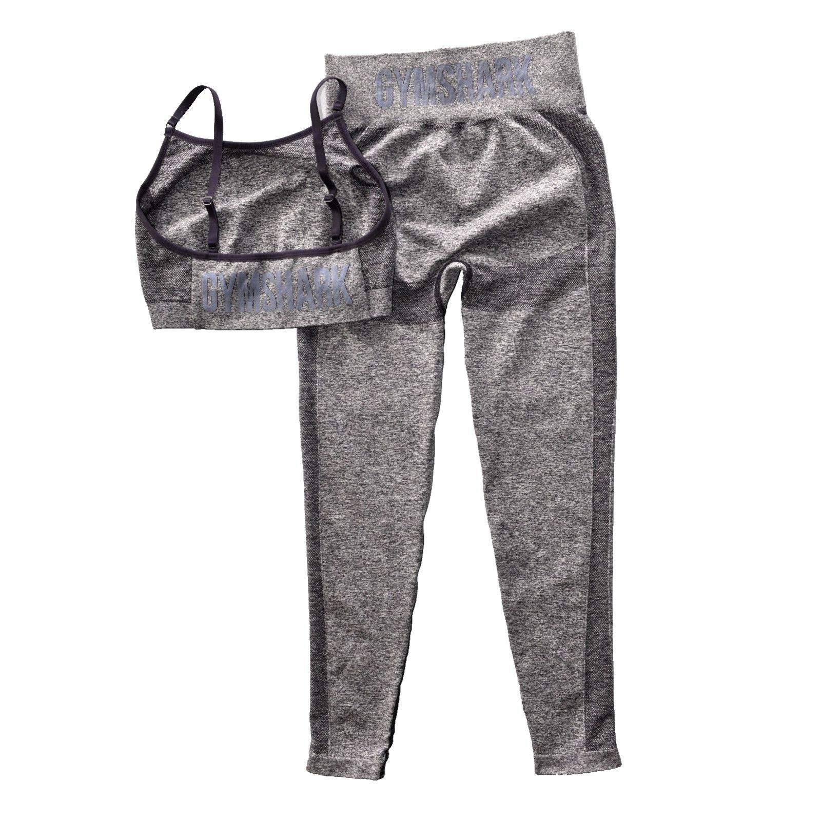 Gymshark GYMSHARK Flex Sports Bra & Hi Waisted Leggings 2Pc Set Sz M Size 26" / US 2 / IT 38 - 3 Thumbnail