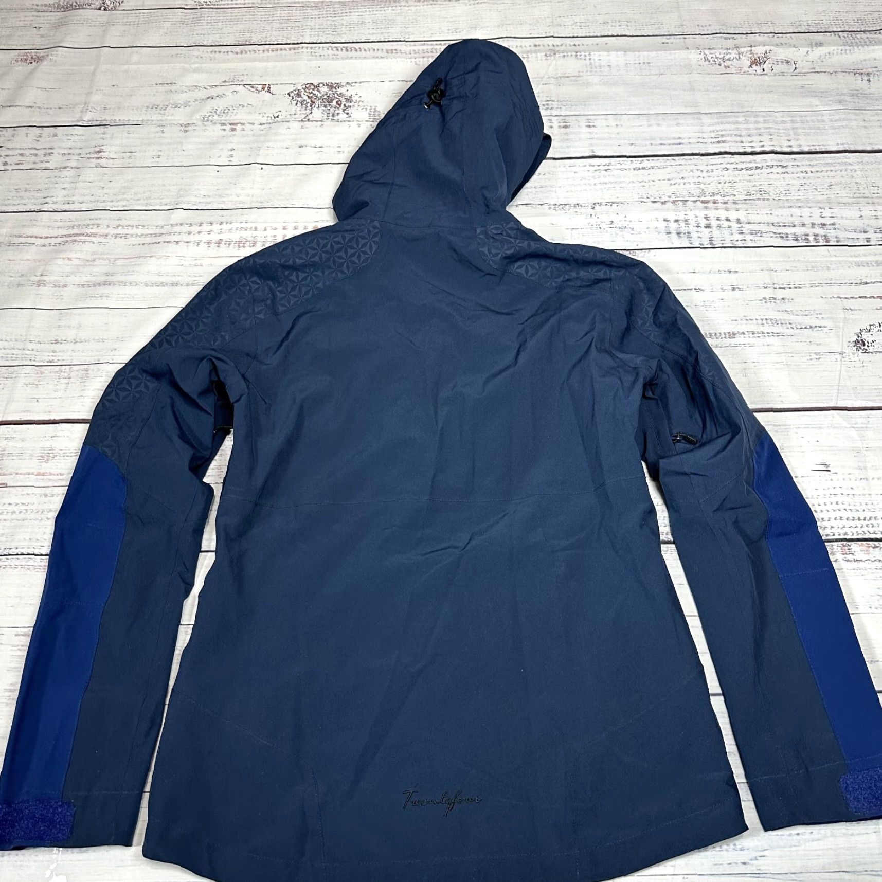 Vintage Twenty Four Womens Blue Jacket Windbreaker Full Zip Hooded Sz 36 Jacket Windbreaker Zip Pockets Blue Womens 36 Men? Size XS / US 0-2 / IT 36-38 - 3 Thumbnail