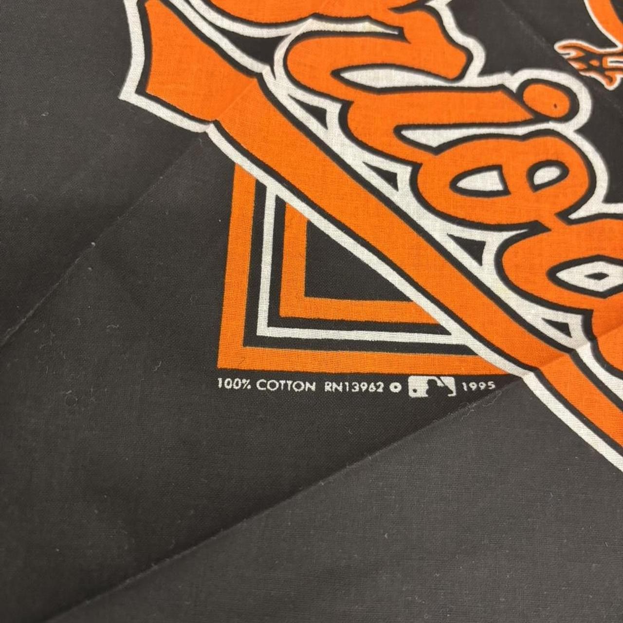 MLB Vintage 1995 Baltimore Orioles Cotton Bandana Handkerchief Size ONE SIZE - 3 Thumbnail
