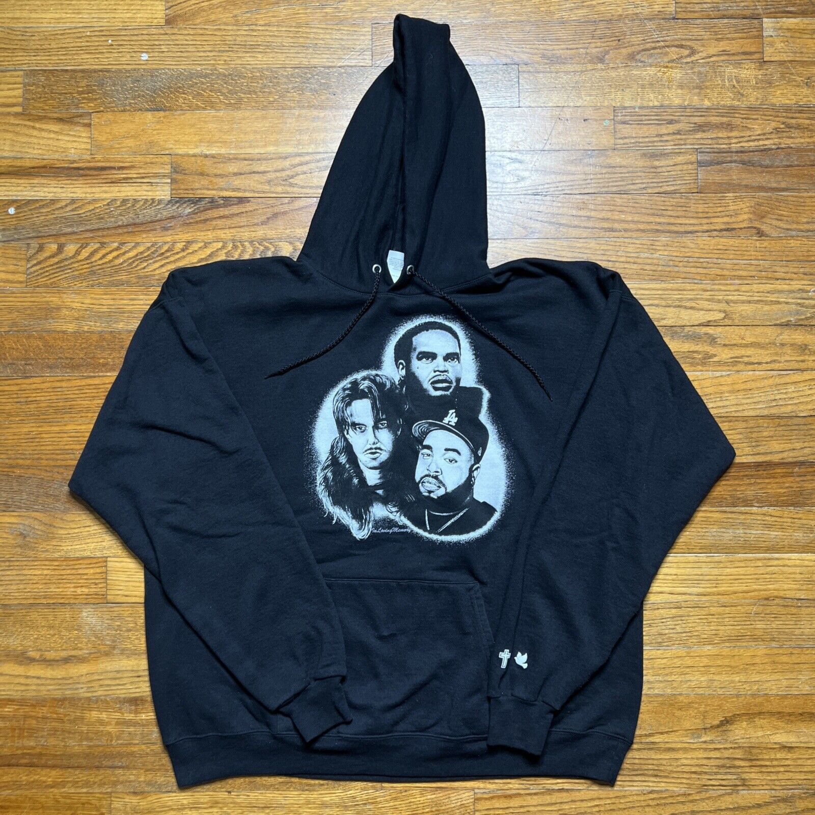 Hanes IN LOVING MEMORY TOUR HOODIE XL BONES XAVIER WULF EDDY BAKER Size US XL / EU 56 / 4 - 1 Thumbnail