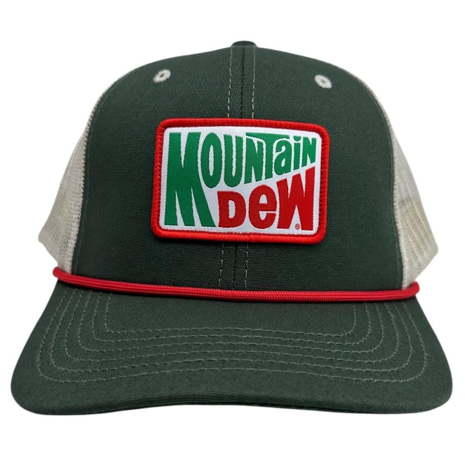 Mountain Dew Mountain Dew Soda Men's Trucker Hat Vintage Logo Patch Cap Size ONE SIZE - 2 Thumbnail