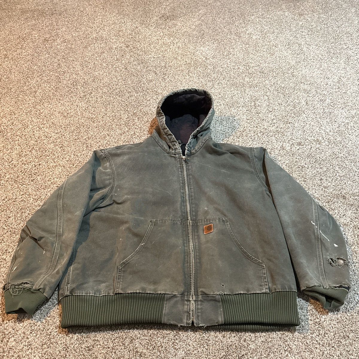 Carhartt Vintage green Carharrt jacket Size US XL / EU 56 / 4 - 1 Thumbnail