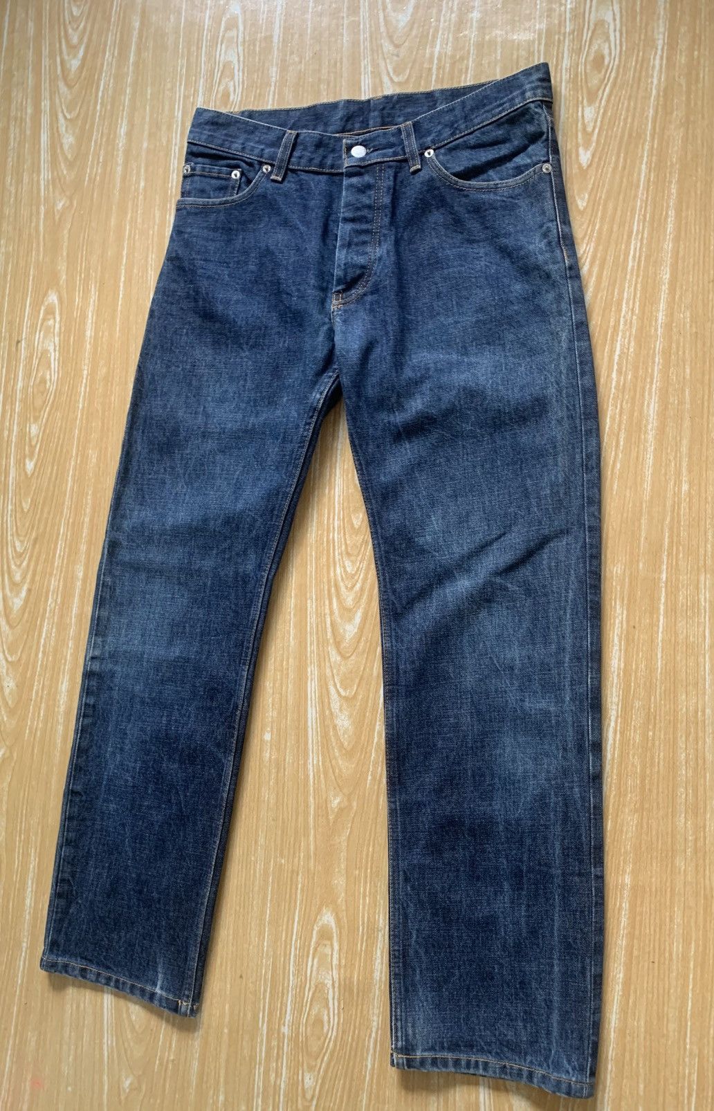 Helmut Lang Rare.. Helmut Lang Classic Raw Denim Pants Size US 32 / EU 48 - 4 Thumbnail