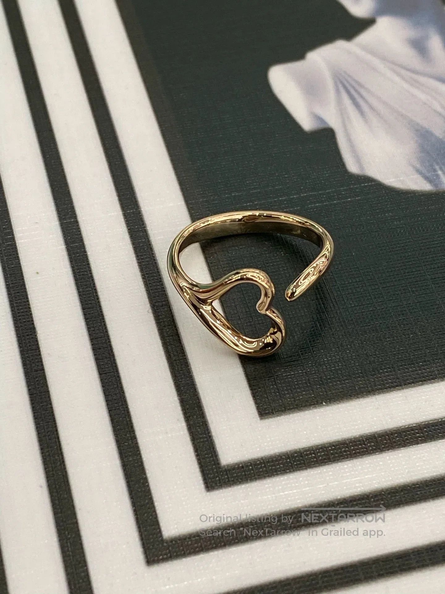 Tiffany & Co. Tiffany Heart Open Ring 18k Rose Gold. Size ONE SIZE - 6 Thumbnail