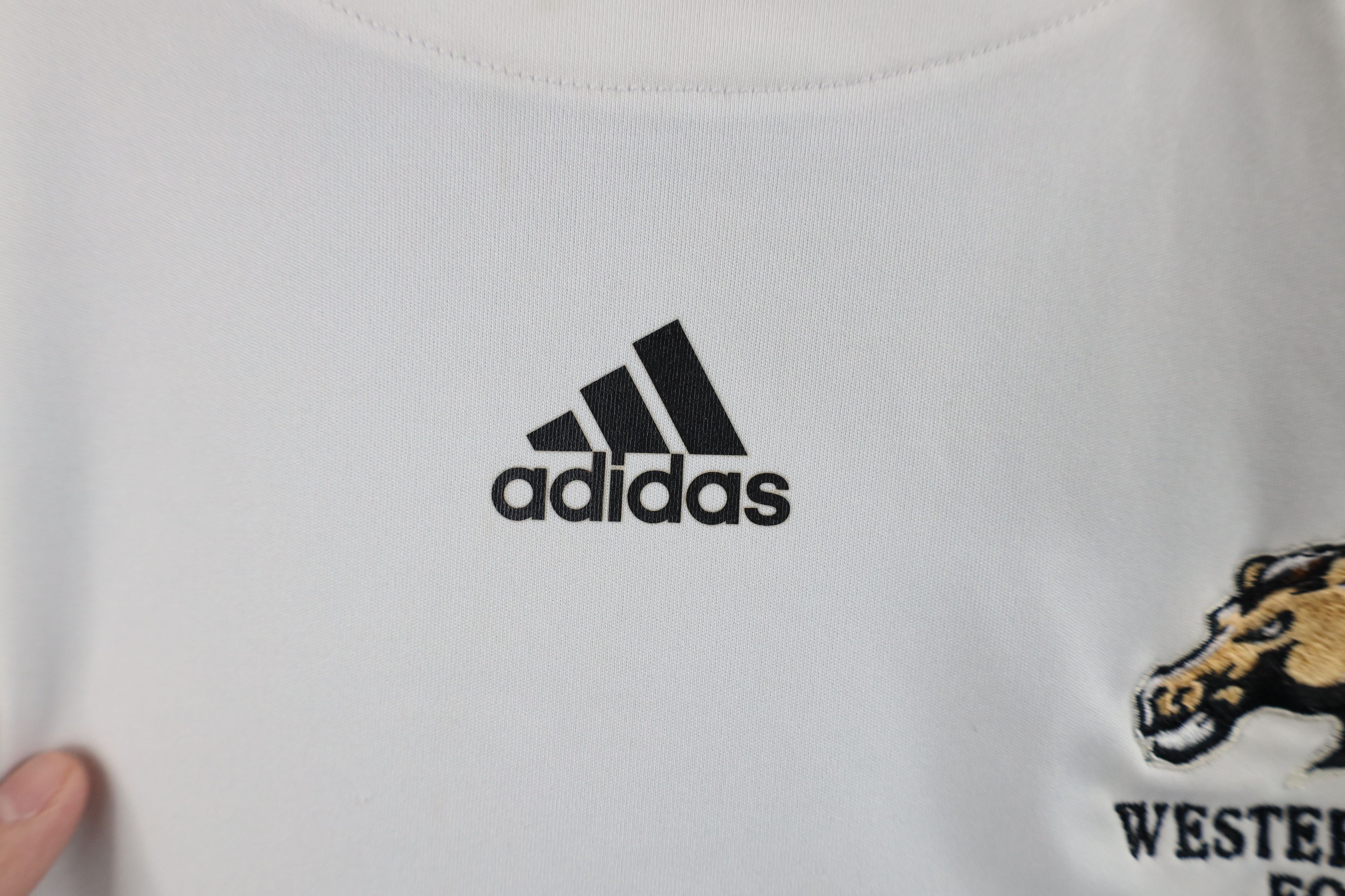Adidas × Vintage Adidas Western Michigan University Football T-Shirt White Size US XL / EU 56 / 4 - 5 Thumbnail