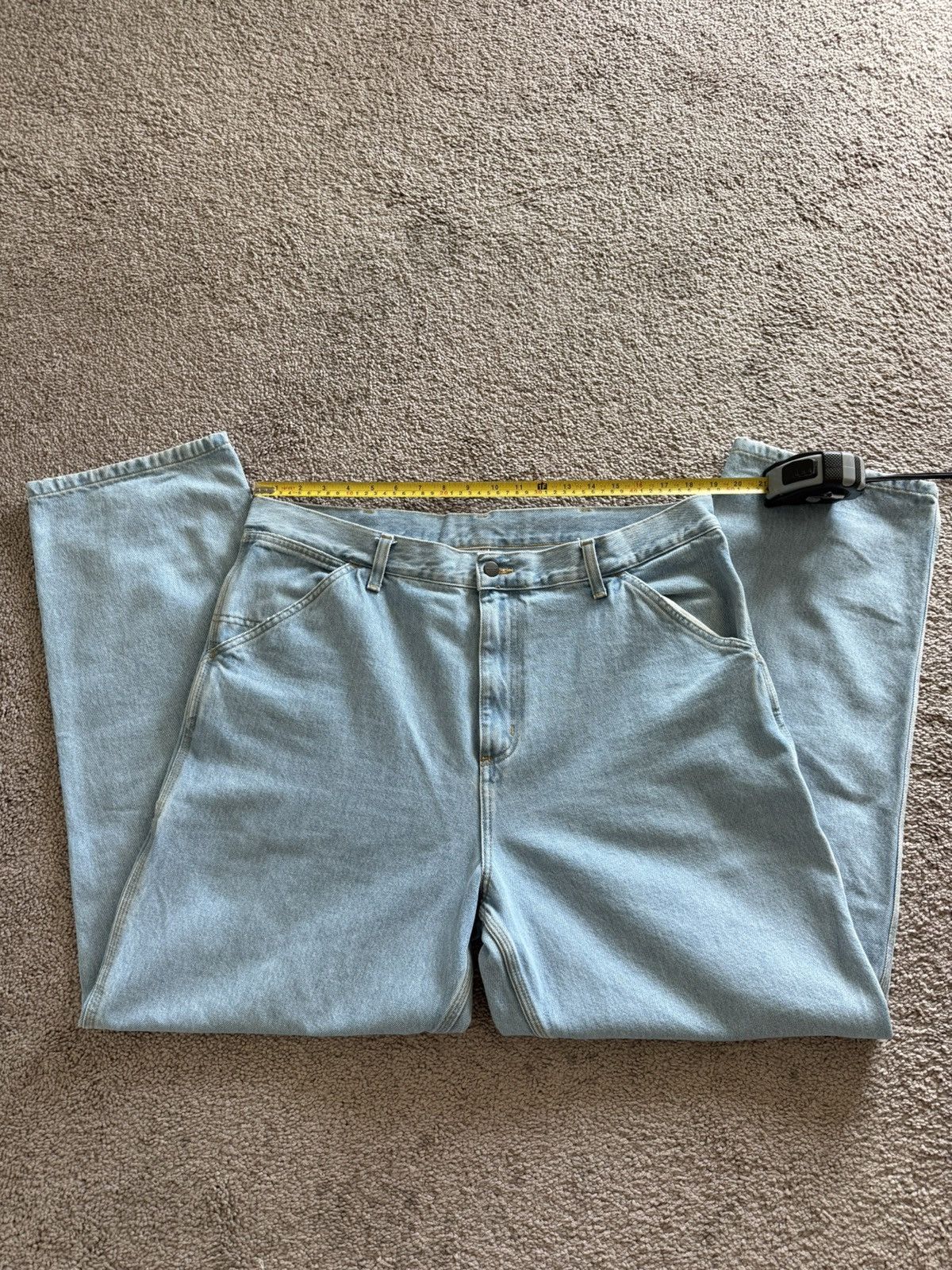 Carhartt Wip Carhartt Wip Single knee Light Wash Size US 38 / EU 54 - 1 Thumbnail