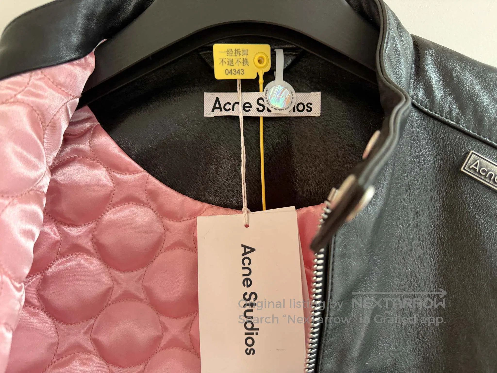 Acne Studios Acne Studios Shearling Zip-Up Biker Jacket Size US S / EU 44-46 / 1 - 7 Thumbnail
