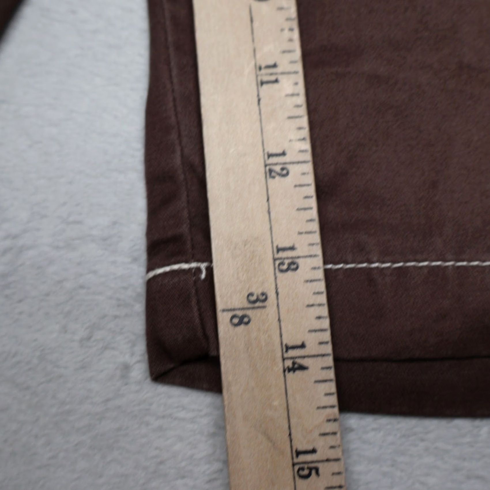 True Religion VINTAGE True Religion Cargo Shorts Mens 32 Brown Cotton Cargo Pocket Contrast Stitch Casual Summer 30x14 Mens Size US 30 / EU 46 - 6 Thumbnail
