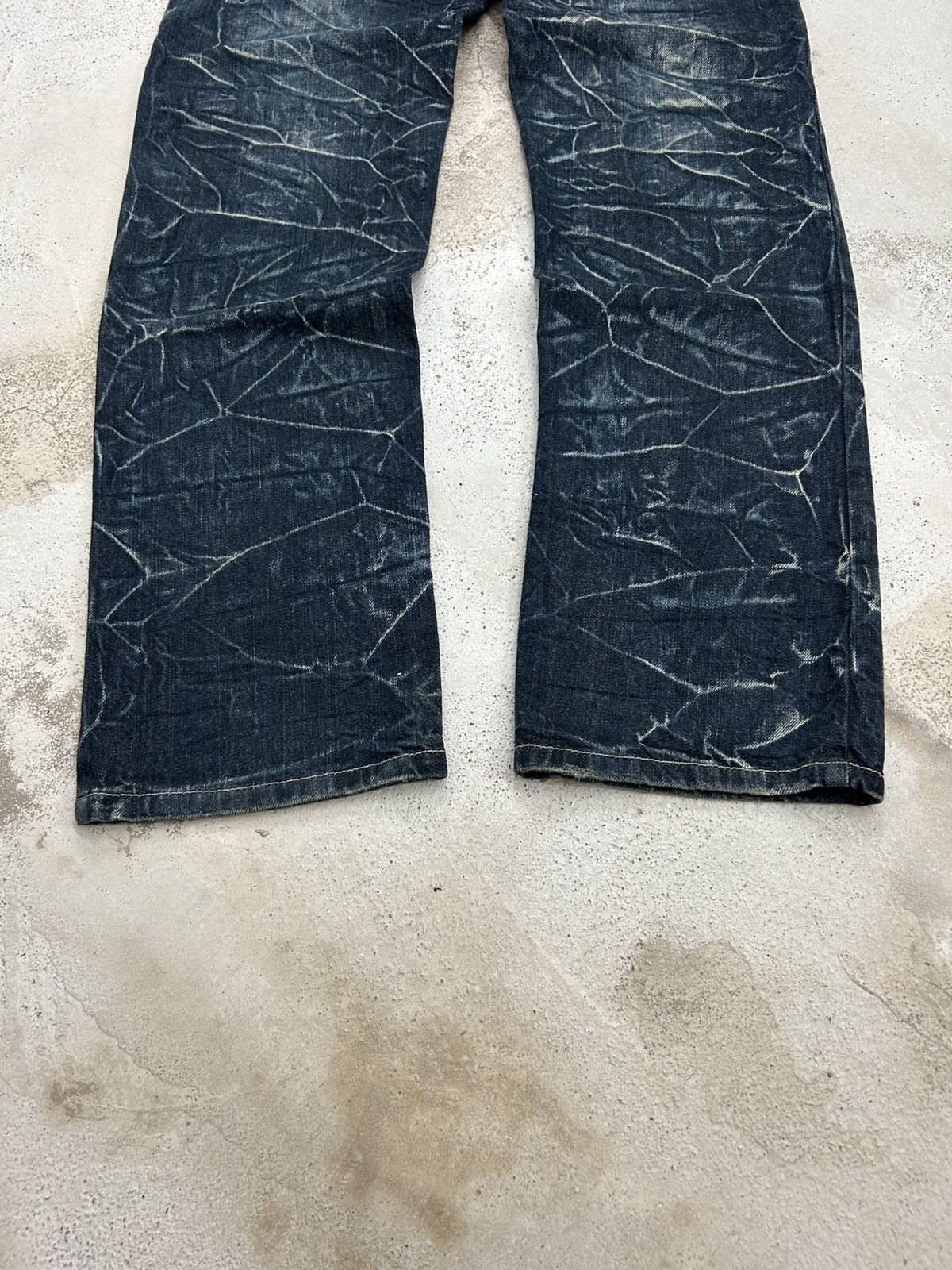 Japanese Brand Y2k Baggy Jeans Explosion Brand Clawn Marks Design Size US 30 / EU 46 - 11 Thumbnail