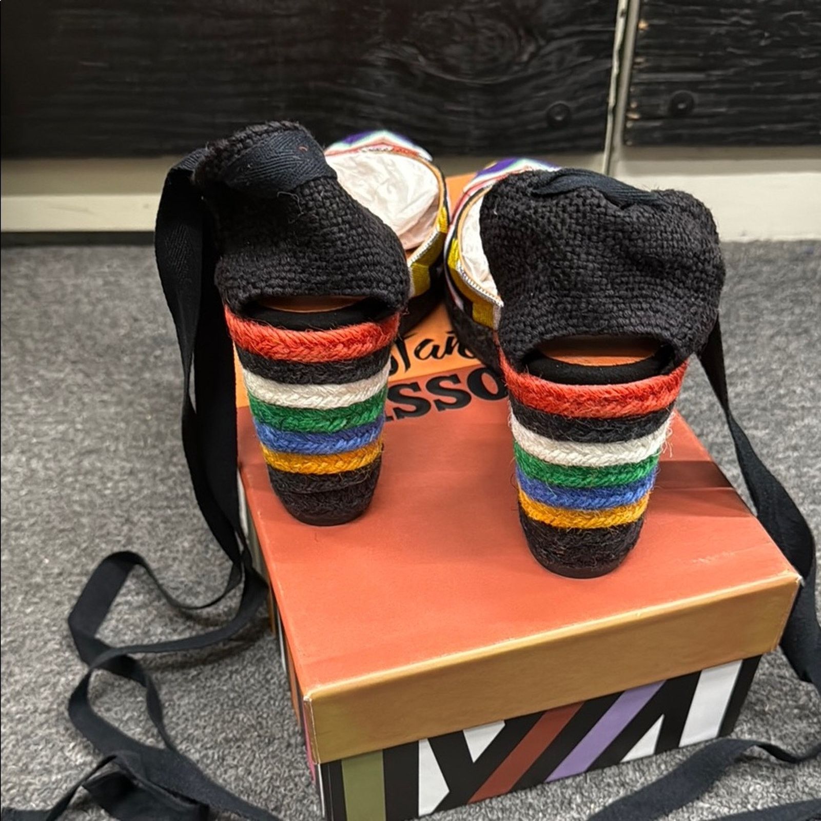 Missoni Missoni Zigzag Women's lace up espadrille wedge Size 40 Size US 10 / IT 40 - 4 Thumbnail