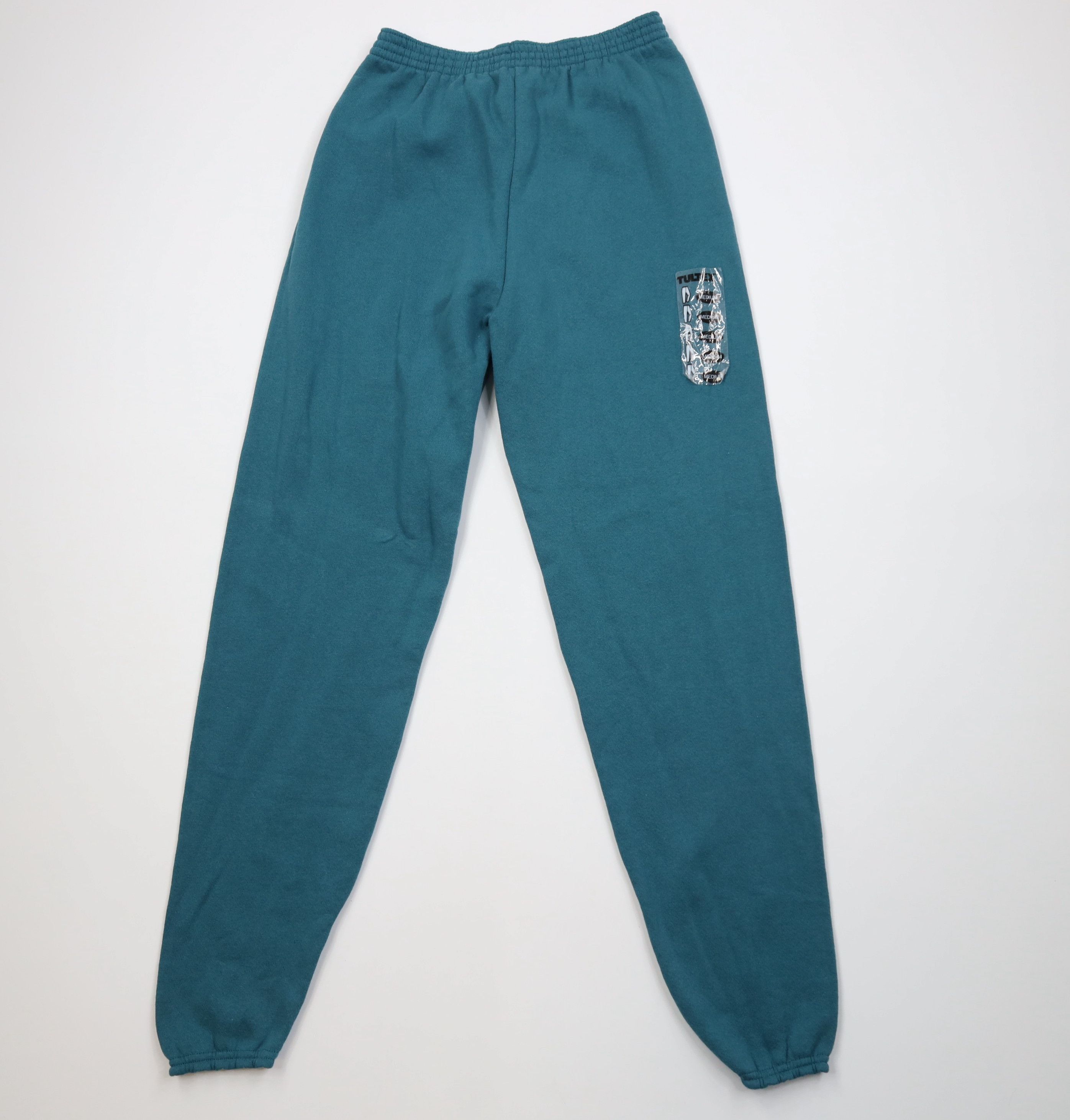 Vintage Deadstock Vintage 90s Streetwear Sweatpants Joggers Teal USA Size US 34 / EU 50 - 1 Thumbnail