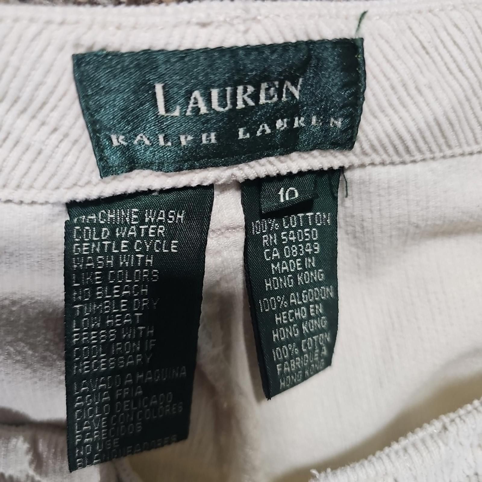 Lauren Ralph Lauren Lauren Ralph Lauren Sz 10 Corduroy Pants Size 32" / US 10 / IT 46 - 3 Thumbnail