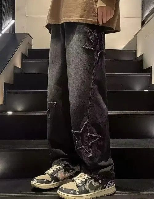 Japanese Brand Sachiko x Kouda Star Denim Pant Size US 35 - 7 Thumbnail
