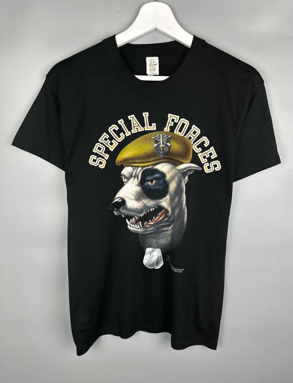 Vintage 1991 Vintage US Special Forces Graphic T Shirt 90s Size US M / EU 48-50 / 2 - 1 Thumbnail