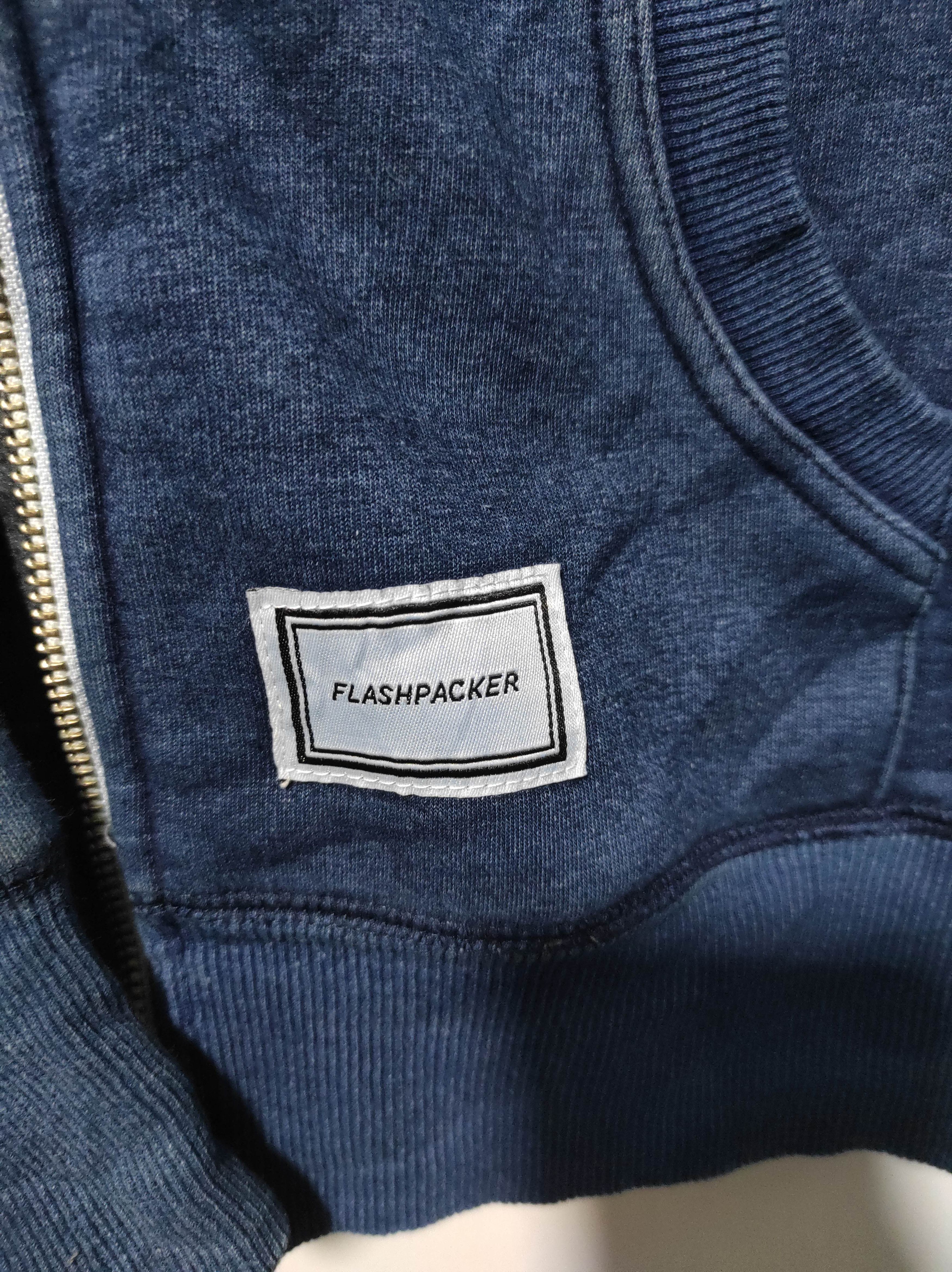 Japanese Brand Flash Packer Sherpa Denim Double Zip fur hoodie LGB style Size US M / EU 48-50 / 2 - 7 Thumbnail