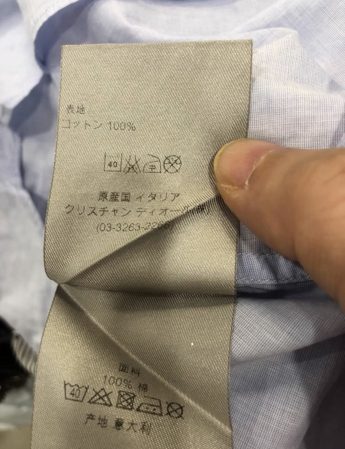 Dior Dior Long Sleeve Shirt J2 Size US XS / EU 42 / 0 - 6 Thumbnail