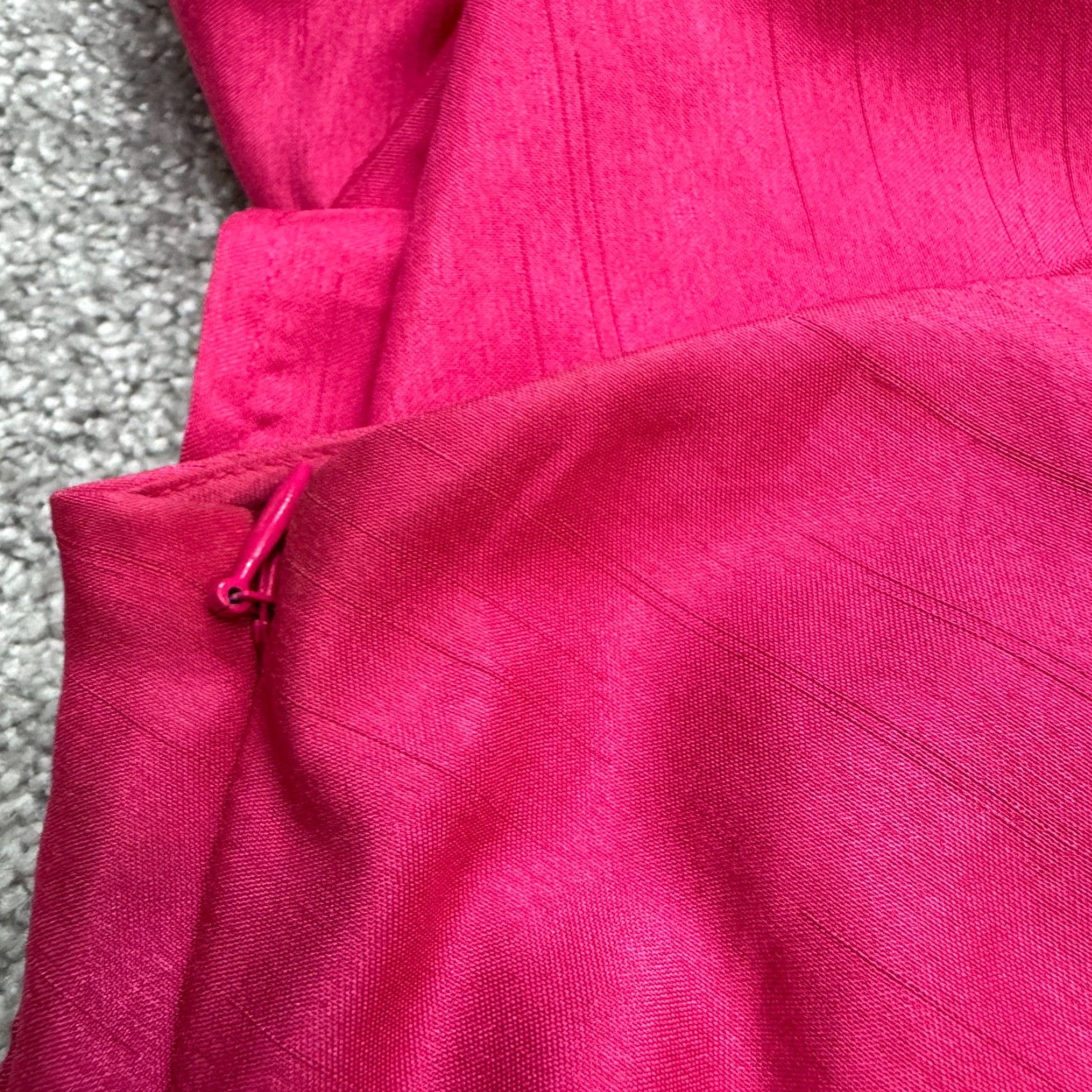 Vintage Wilfred Aritzia Dress 2 Pink One Shoulder Ruched Bodycon Mini Puff Sleeve Womens Size XS / US 0-2 / IT 36-38 - 5 Thumbnail