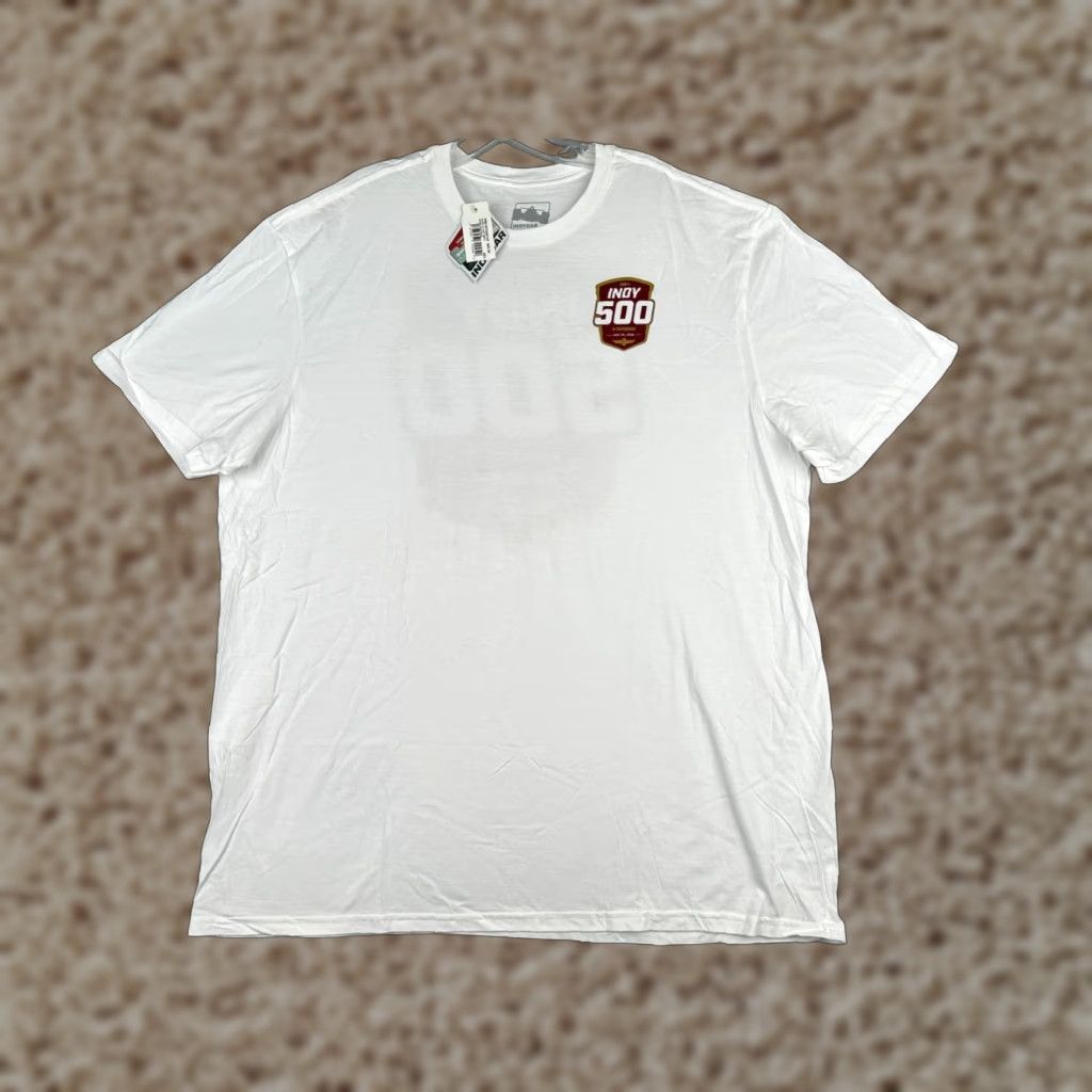 Vintage 2024 Indy 500 Shirt Adult 3XL White Short Sleeve Crew Neck IMS Indycar NEW Size US XXL / EU 58 / 5 - 1 Thumbnail