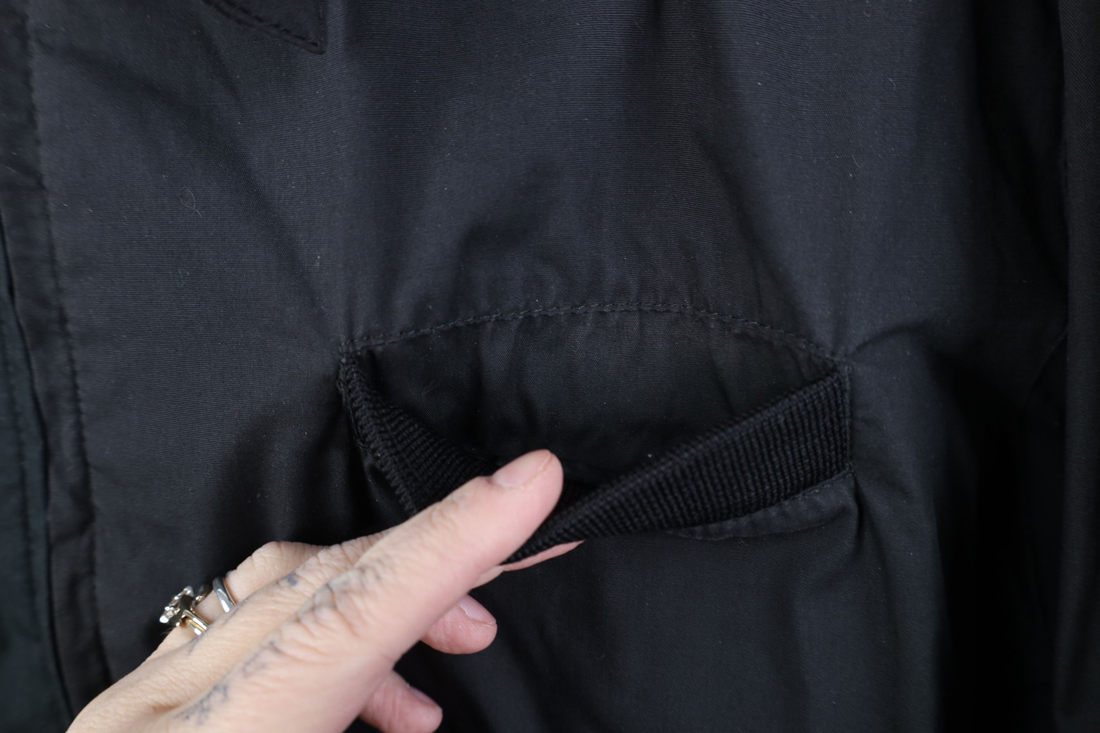 Vintage Vintage 90s Streetwear Full Zip Cafe Racer Bomber Jacket Size US L / EU 52-54 / 3 - 5 Thumbnail