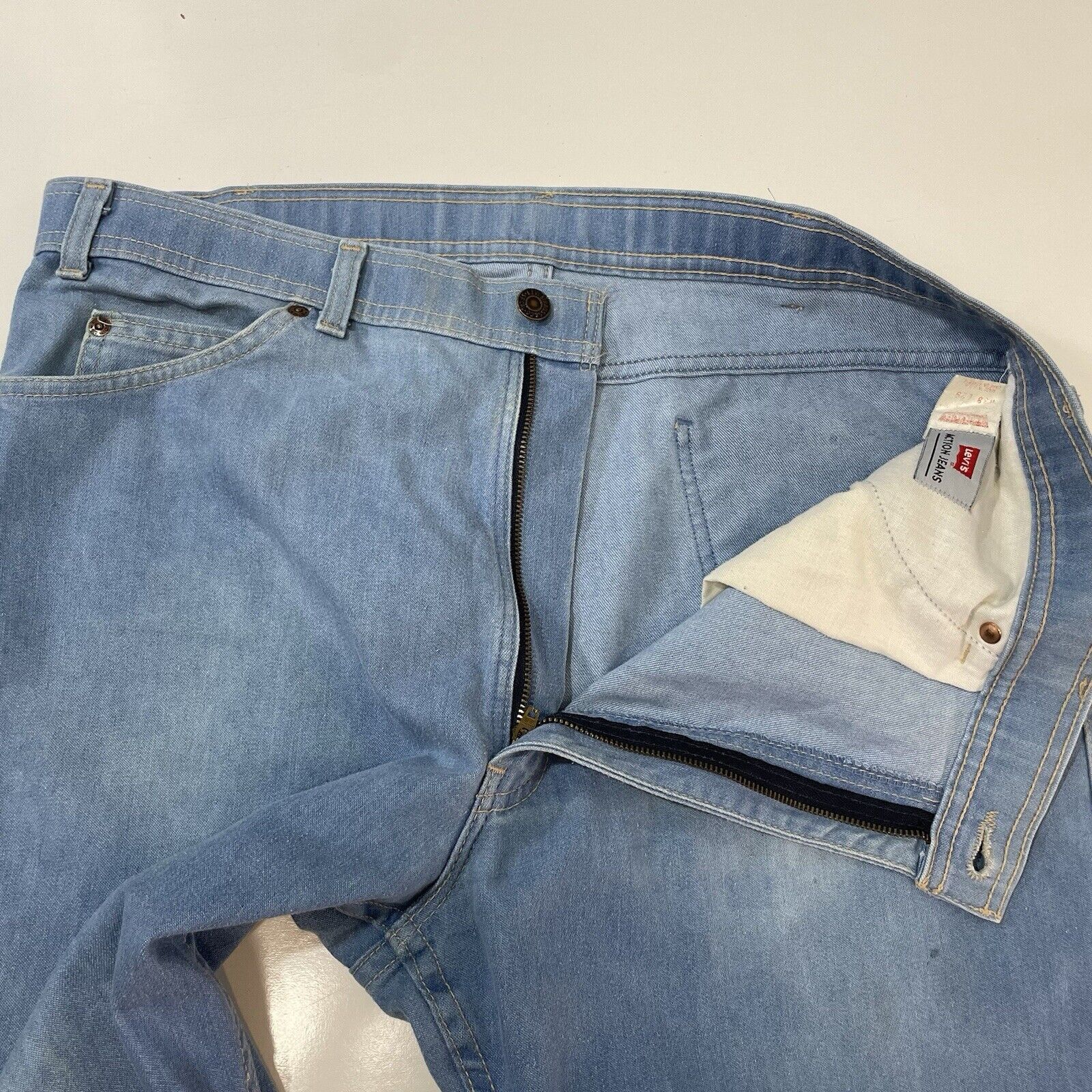 Levi's VTG Levi’s Action Jeans USA Regular Fit Denim Pants 38x29 Size US 38 / EU 54 - 6 Thumbnail