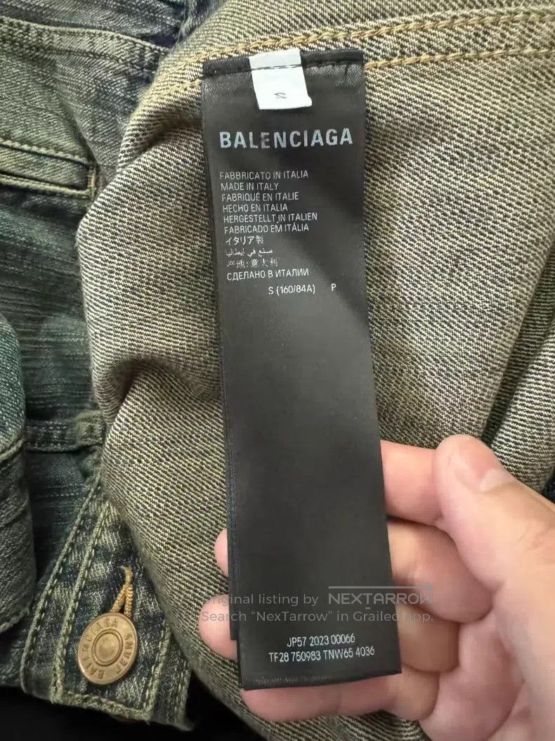 Balenciaga Balenciaga Double B Full Print Denim Jacket Size US S / EU 44-46 / 1 - 4 Thumbnail