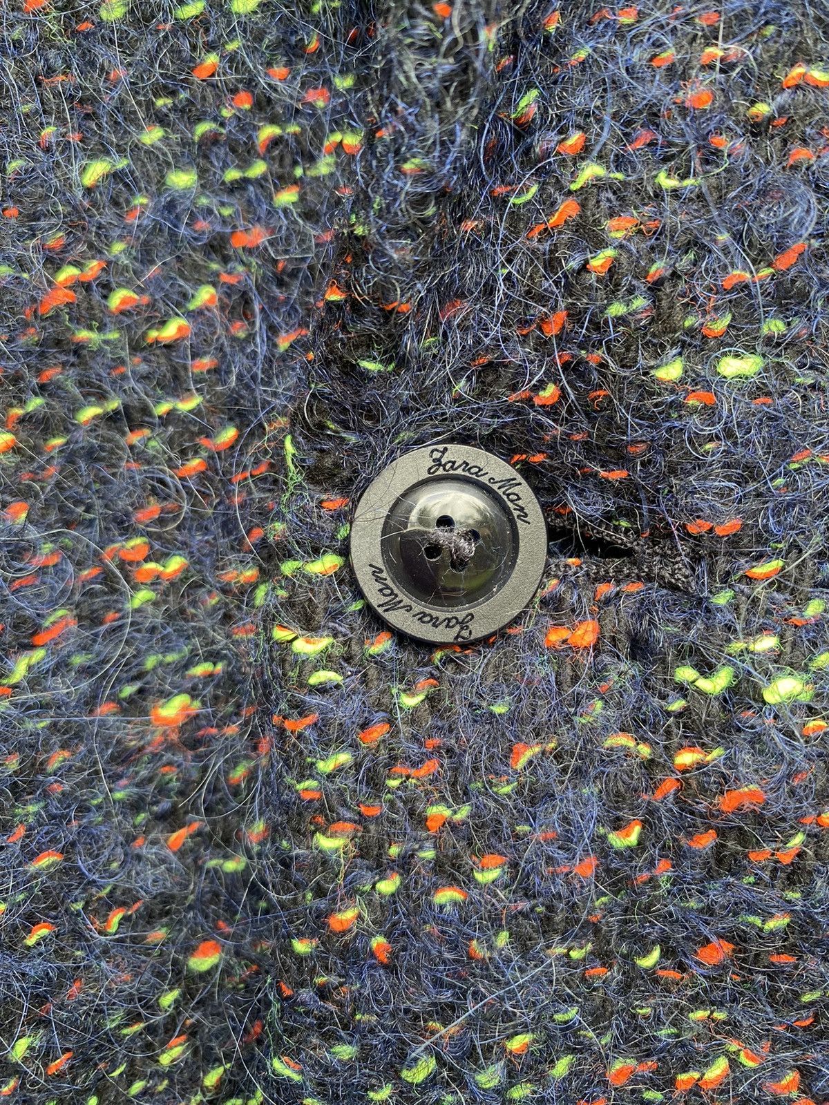 Zara Nice Design Zara Man MohairMulticolor Beaded Wool Jacket Size US M / EU 48-50 / 2 - 7 Thumbnail