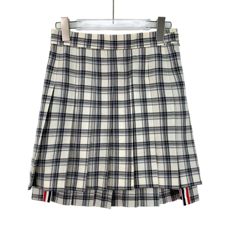 Thom Browne Thom Browne Colorblock Wool Mini Skirt 0089 Size 23" - 1 Thumbnail