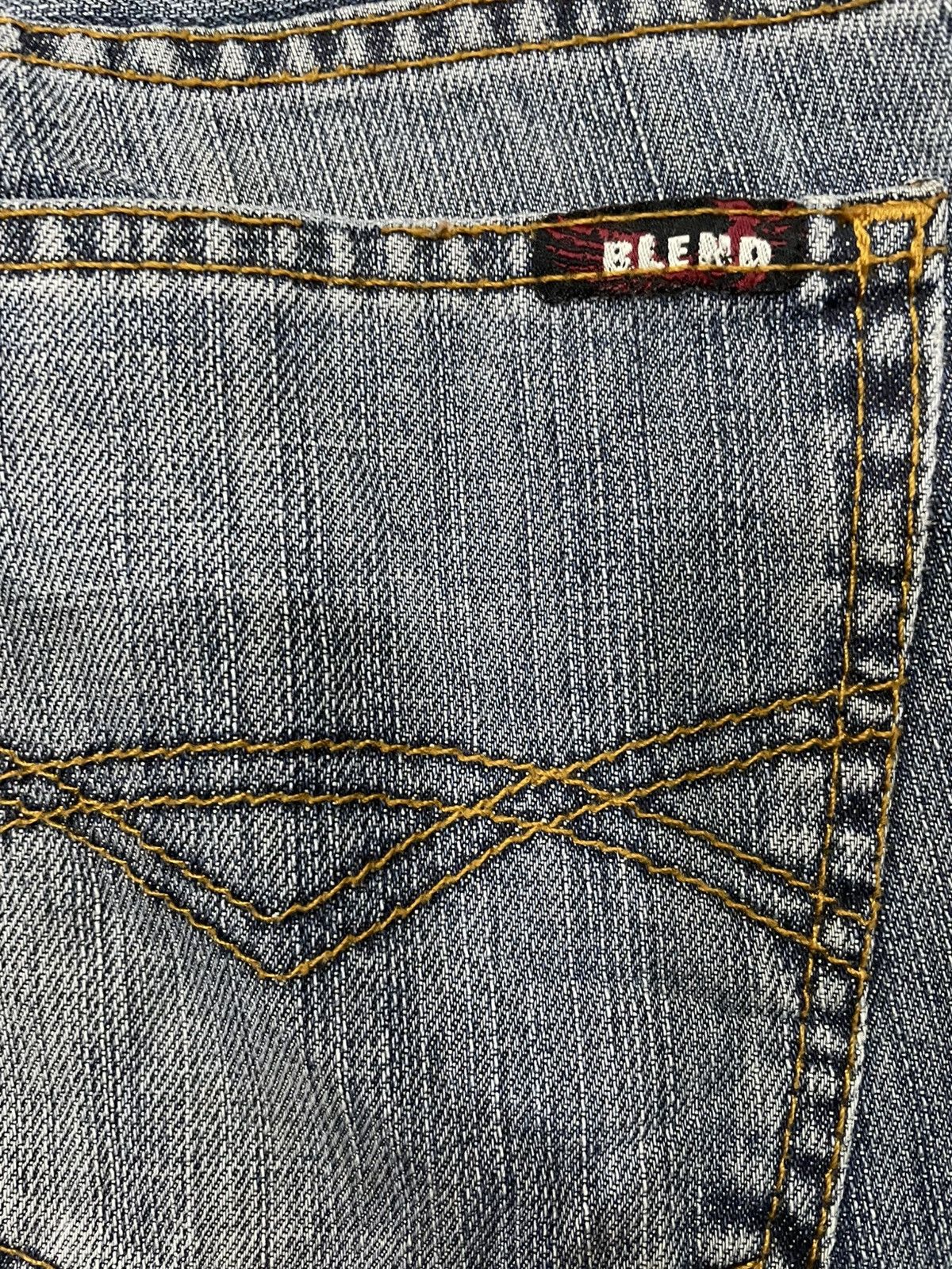 Blends Vintage Blend Denim Boot Cut Mudwash Jeans Size US 32 / EU 48 - 16 Thumbnail